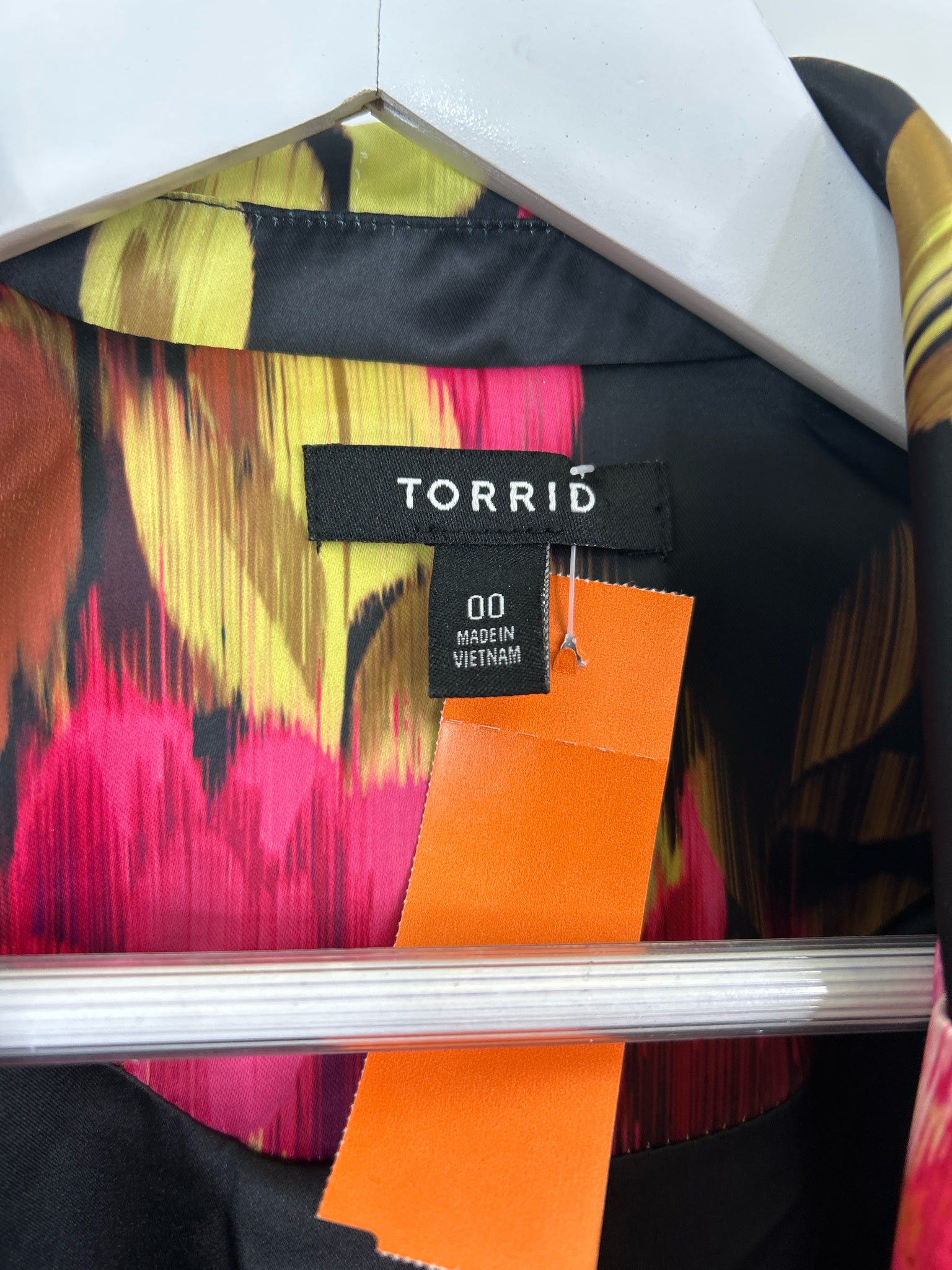 TORRID Size 10 Black Floral Women Blazer