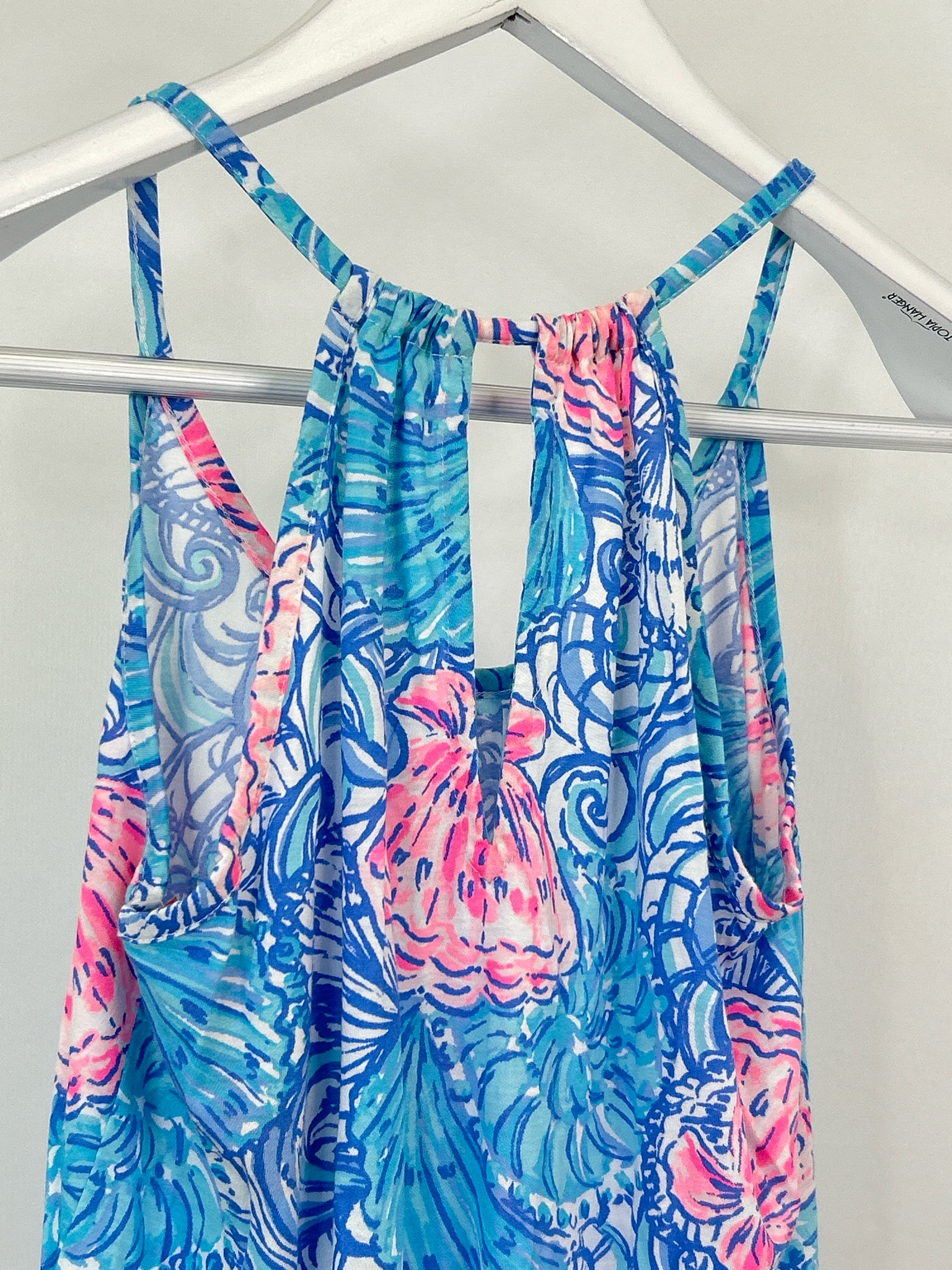 LILLY PULITZER Size XS BLUE AND PINK Women Top
