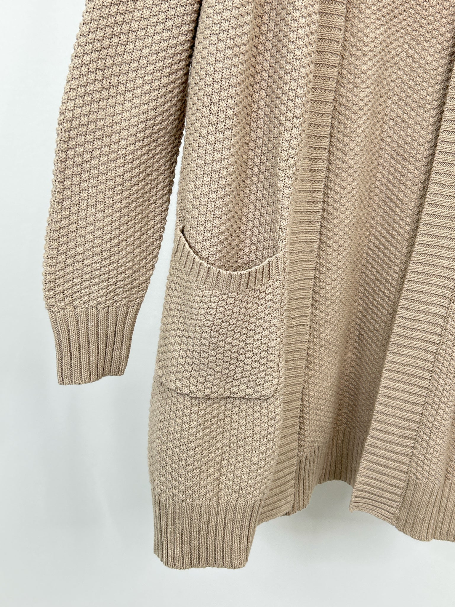 MAX STUDIO Size M Taupe Women Cardigan NWT