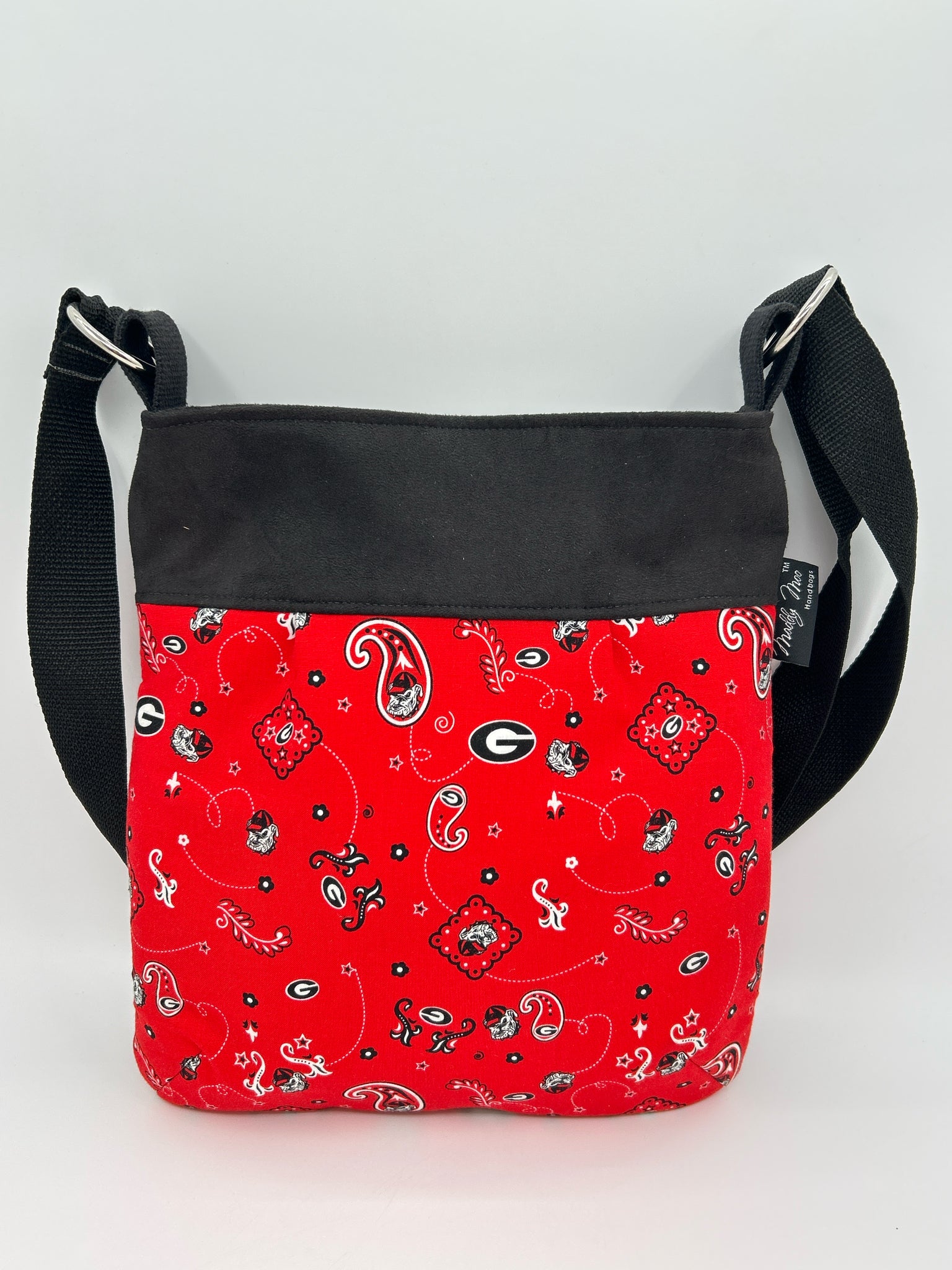Maddy Moo Red and Black Women Purse