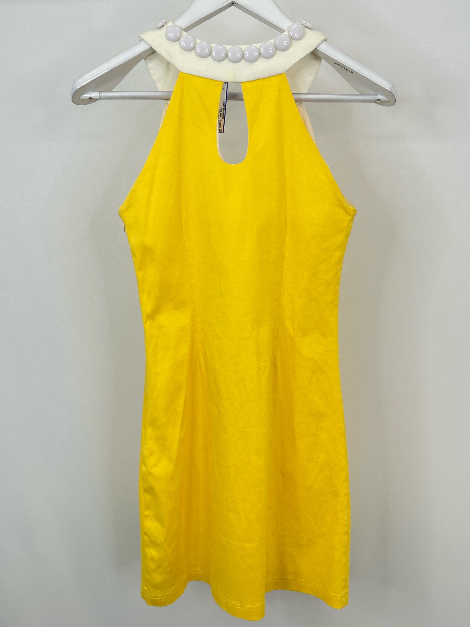 CK Bradley Size S Yellow & White Women Dress