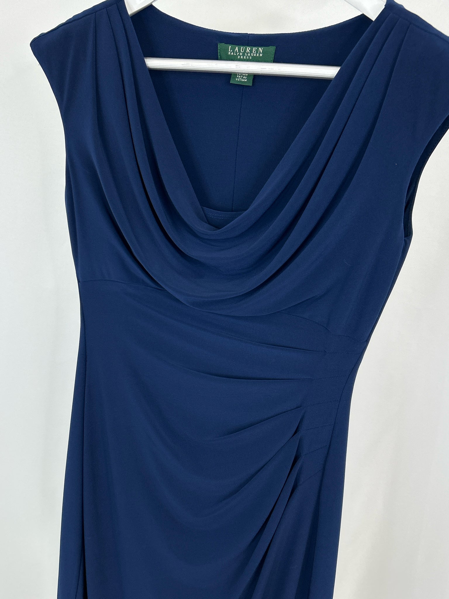 Lauren Ralph Lauren Size 4 Navy Women Dress NWT