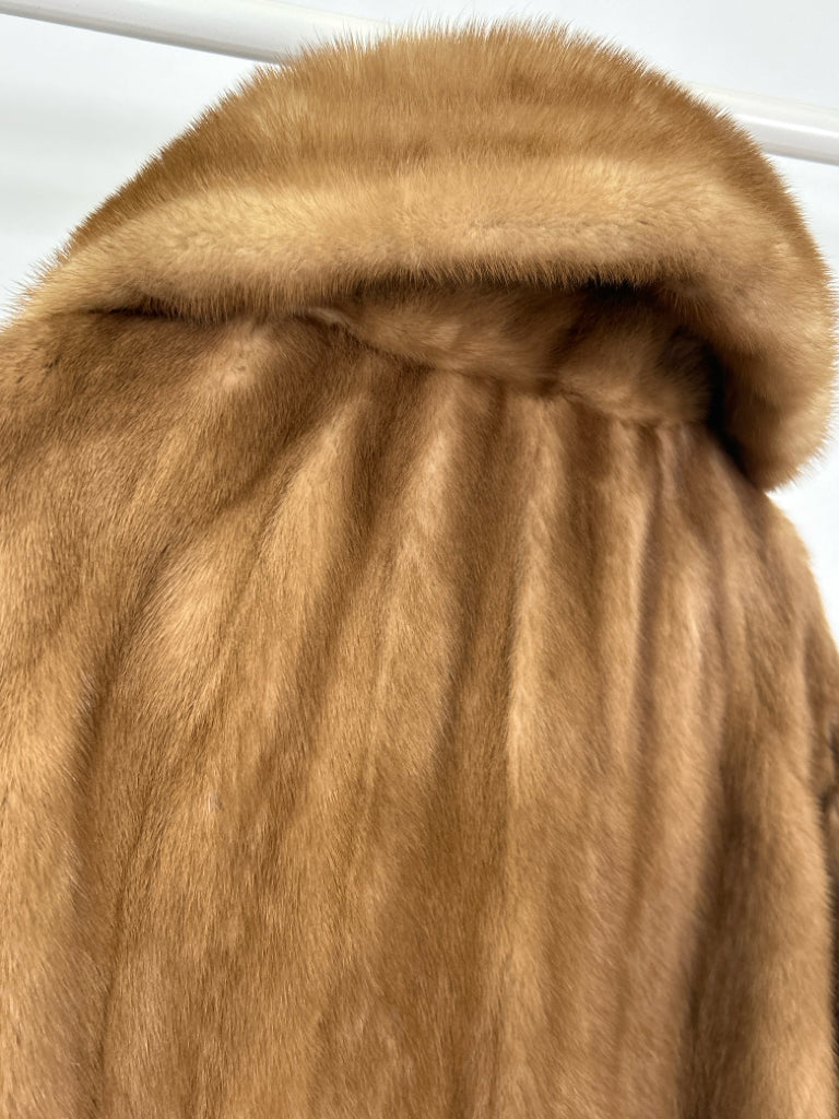 Maxine Furs Size M Brown Women Coat