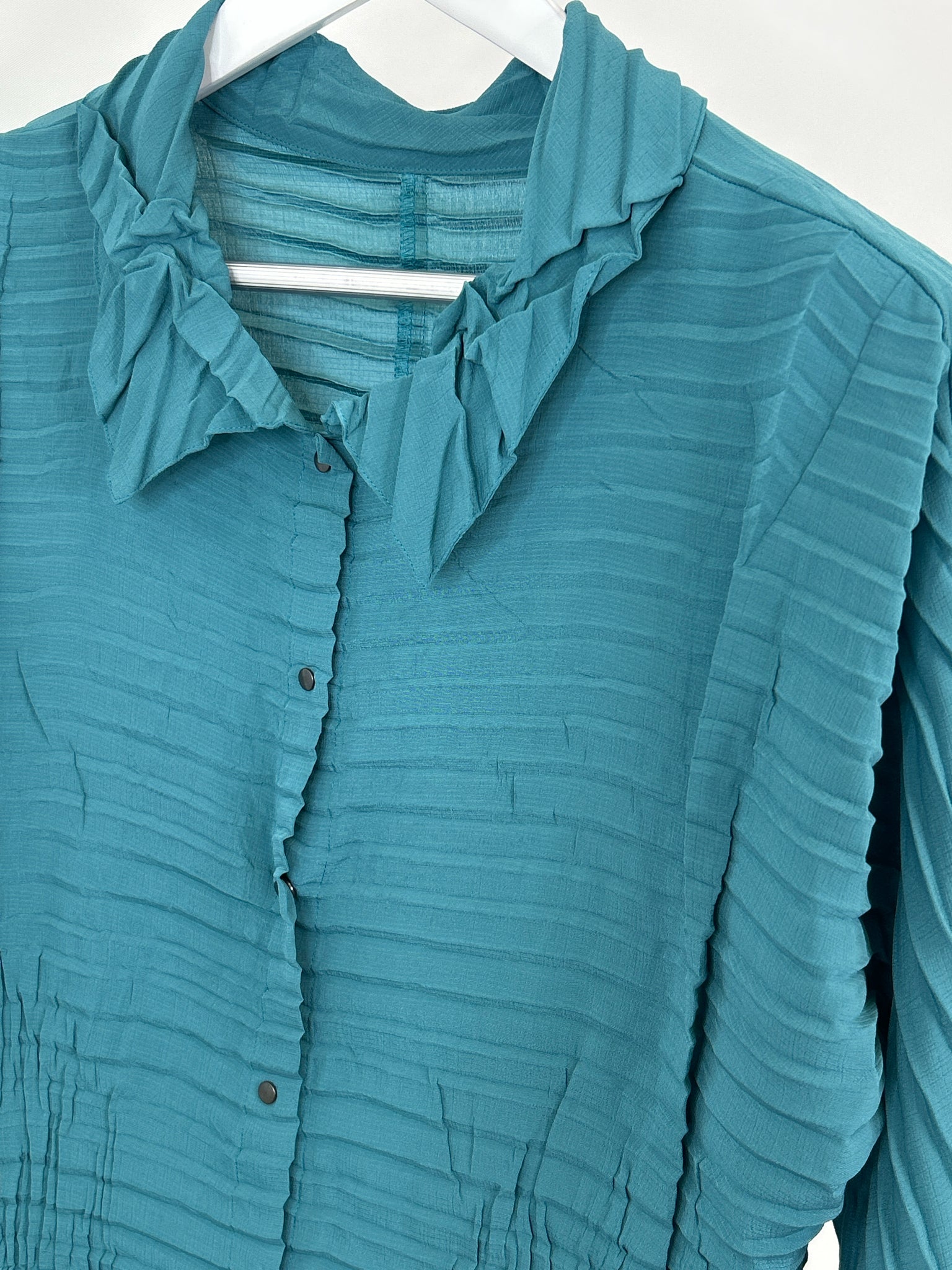 BABETTE Size XL Teal Women Blouse