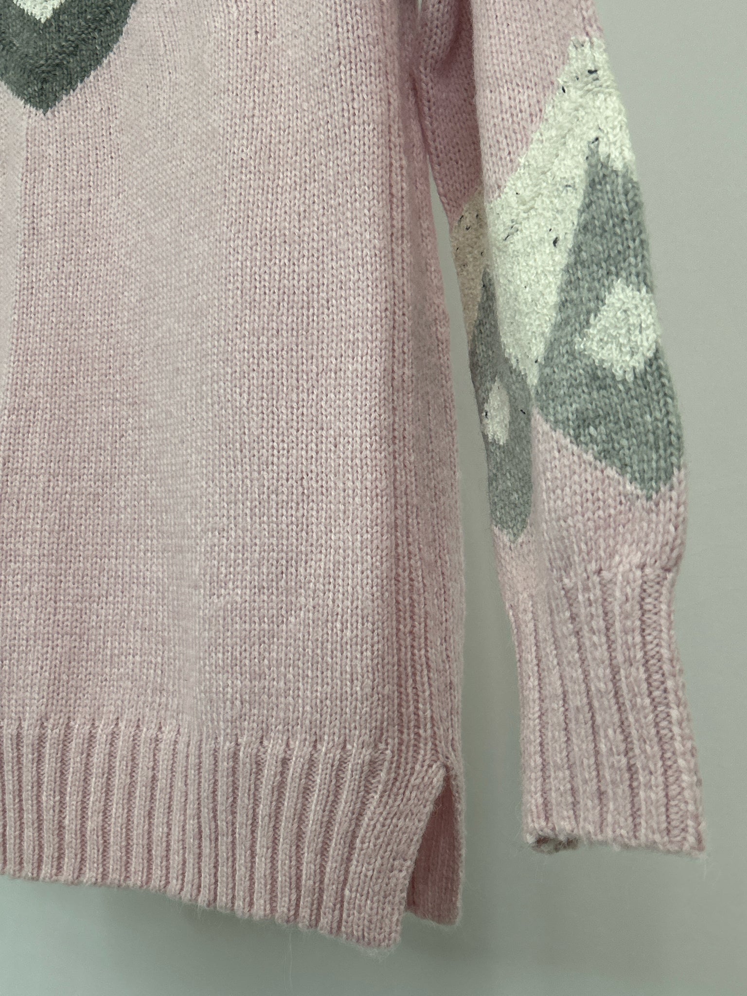 LOFT Size XS Pink Print Women Sweater NWT