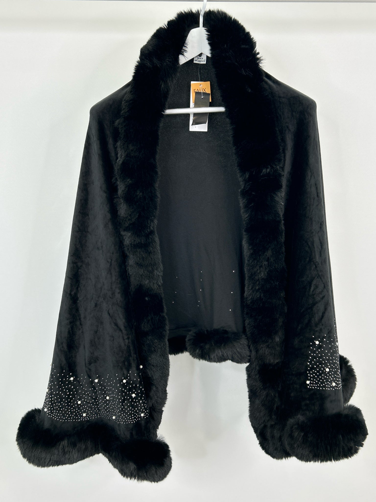 JESSICA MCCLINTOCK One Size Black Women Wrap NWT