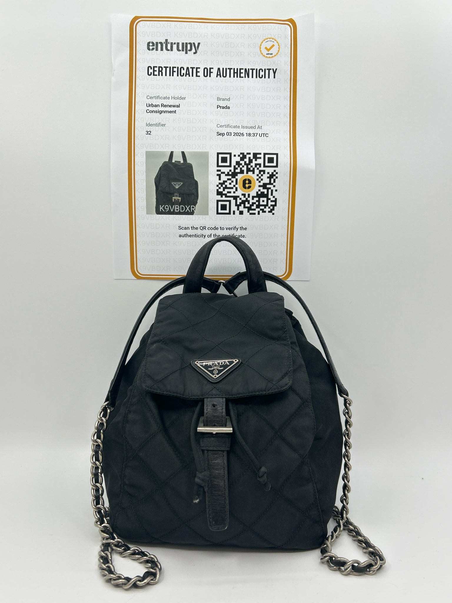 PRADA Black Women Backpack