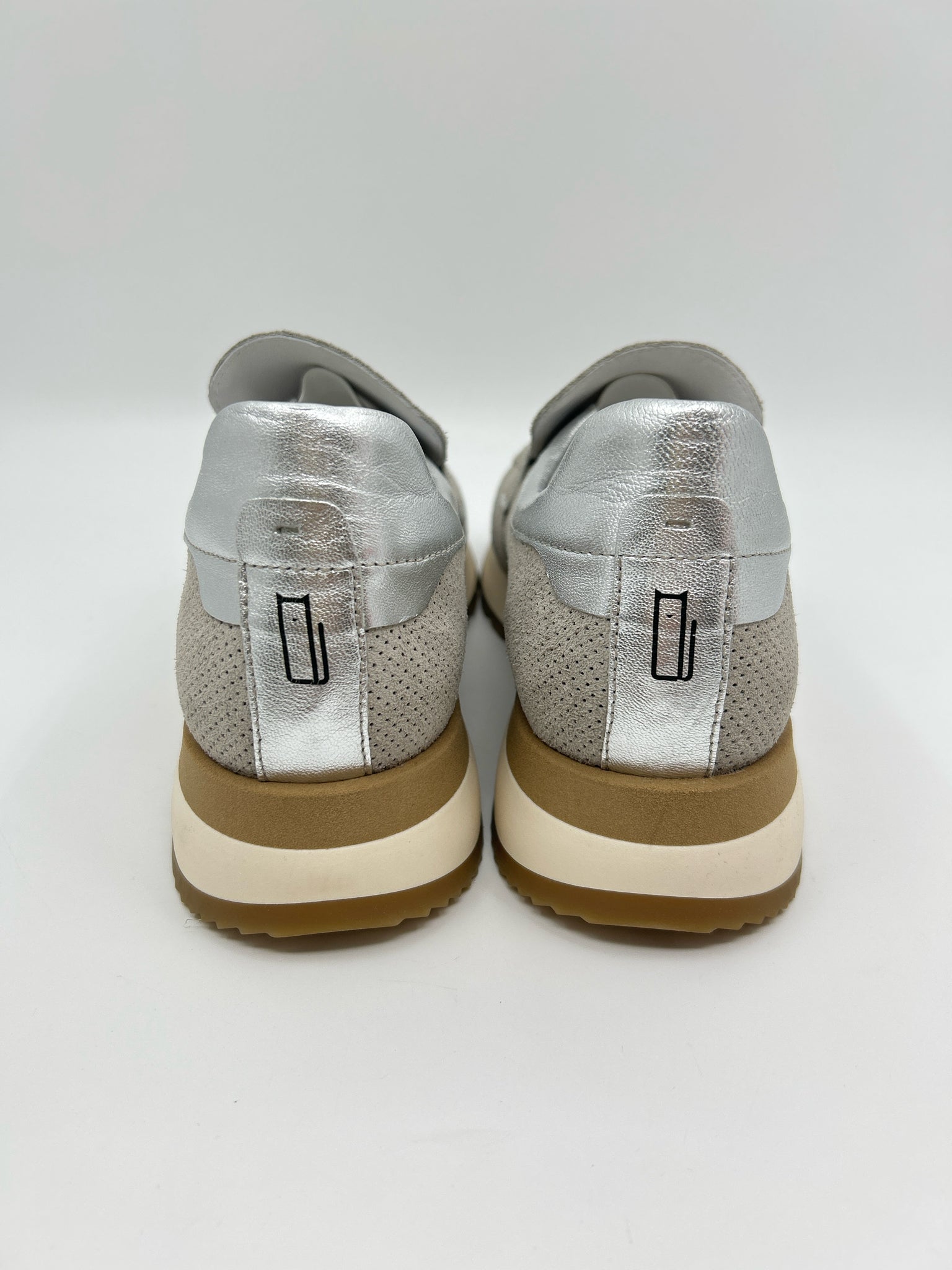 Vaddiao Size 41 Grey Women Loafer Sneaker