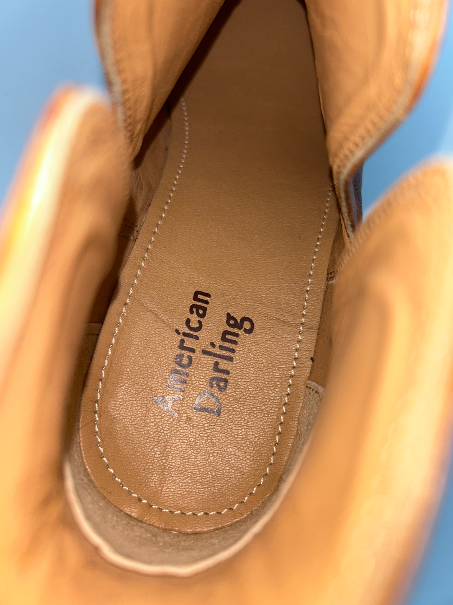 American Darling Size 9 Tan Women Booties NWOB