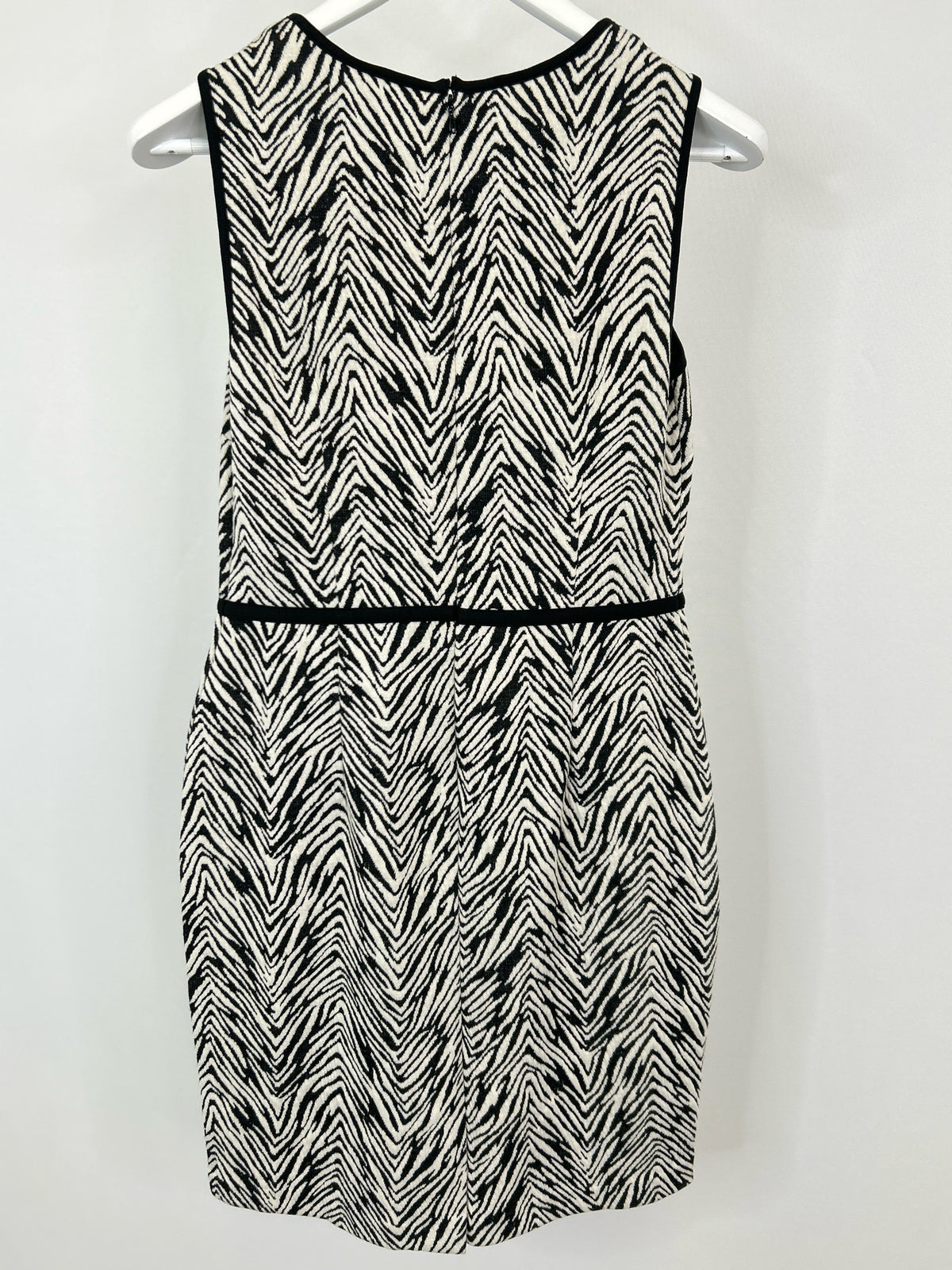 ANN TAYLOR Size 6 Black and White Women Dress