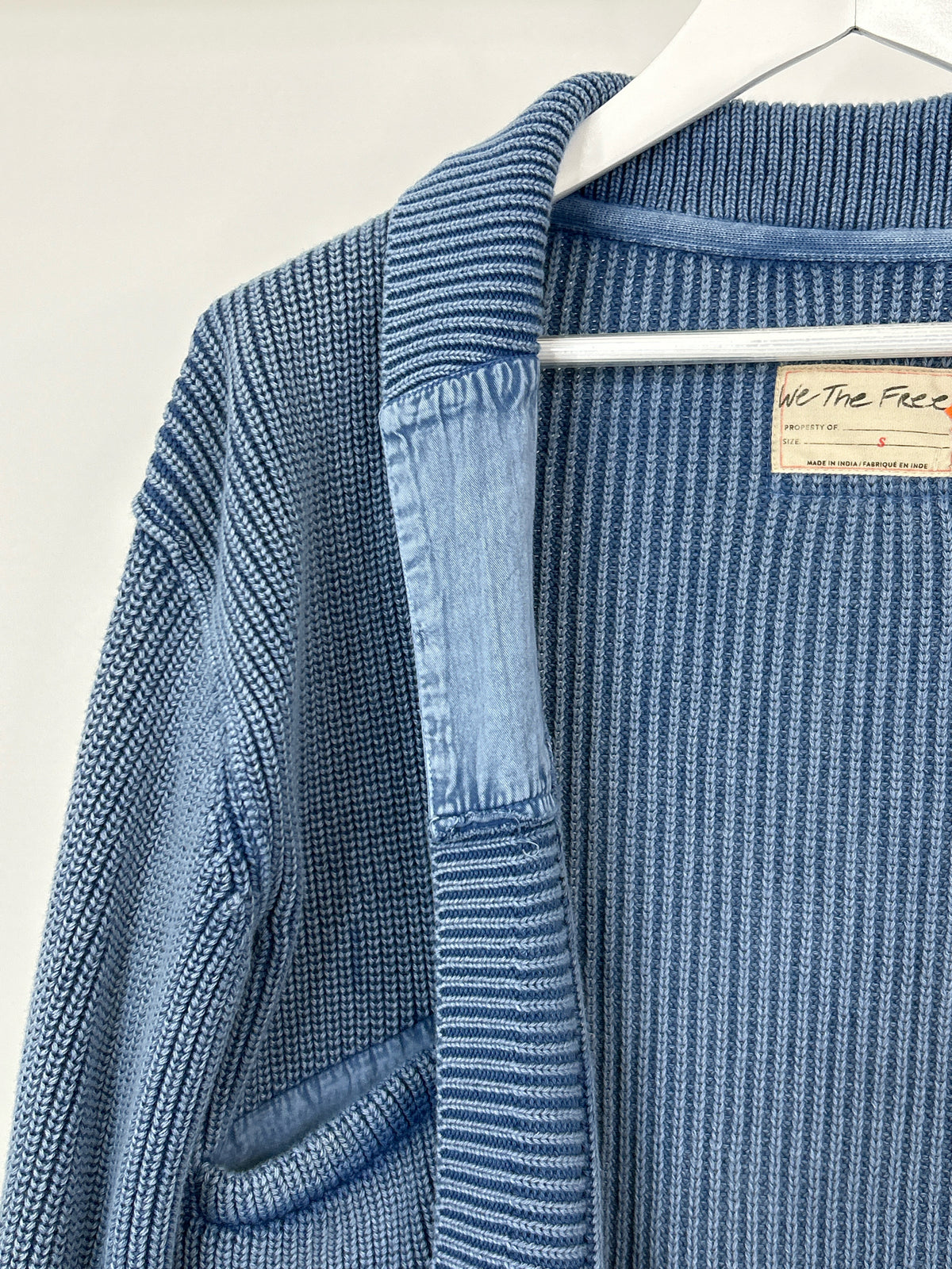WE THE FREE Size S Blue Women Cardigan Sweater