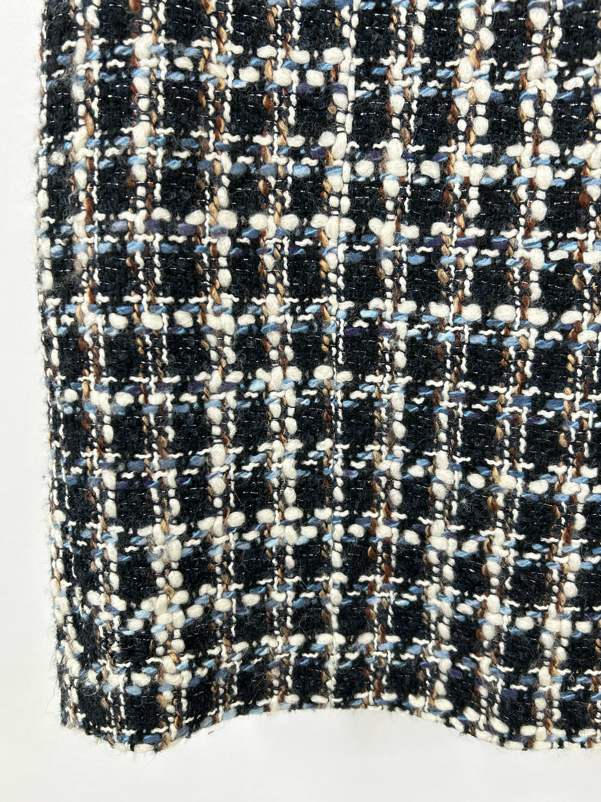 ETCETERA Size 4 Blue Tweed Women Dress