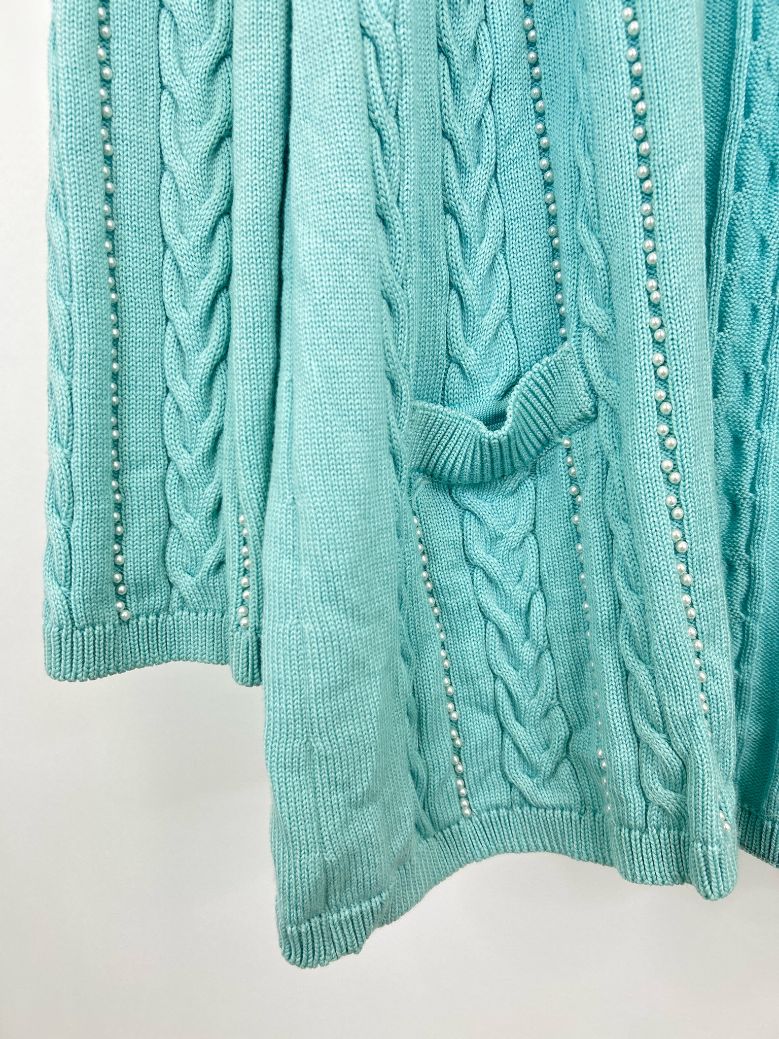 ESCADA Size 38 Turqouise Women Cardigan