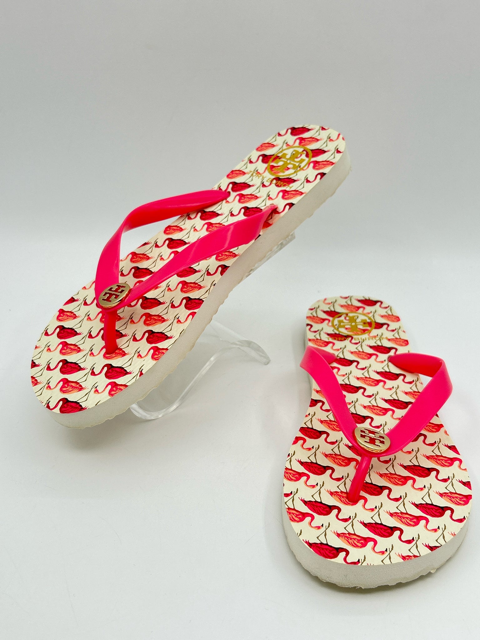 TORY BURCH Size 9M Pink Print Women Sandal