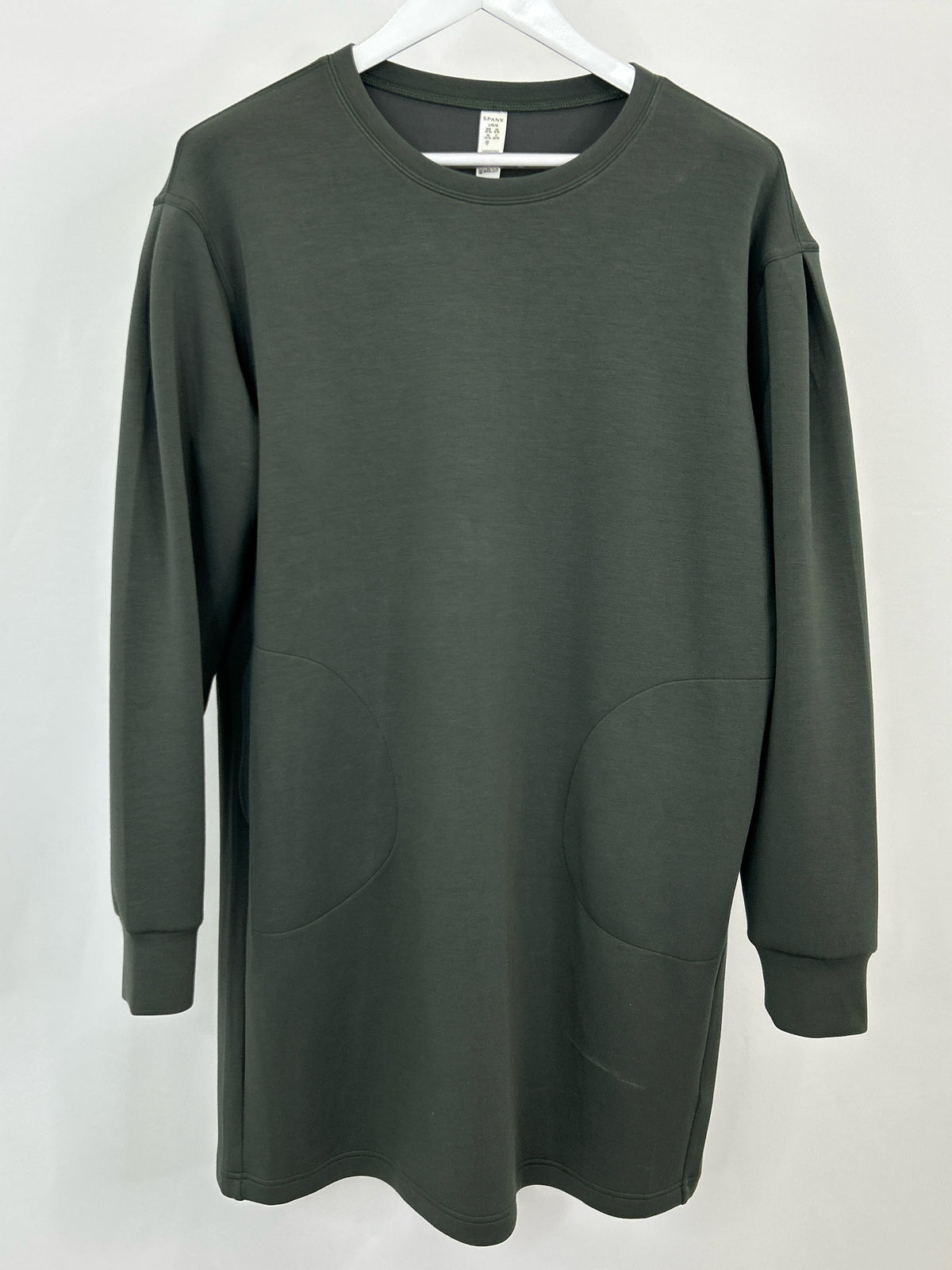 SPANX Size L Green Women Dress