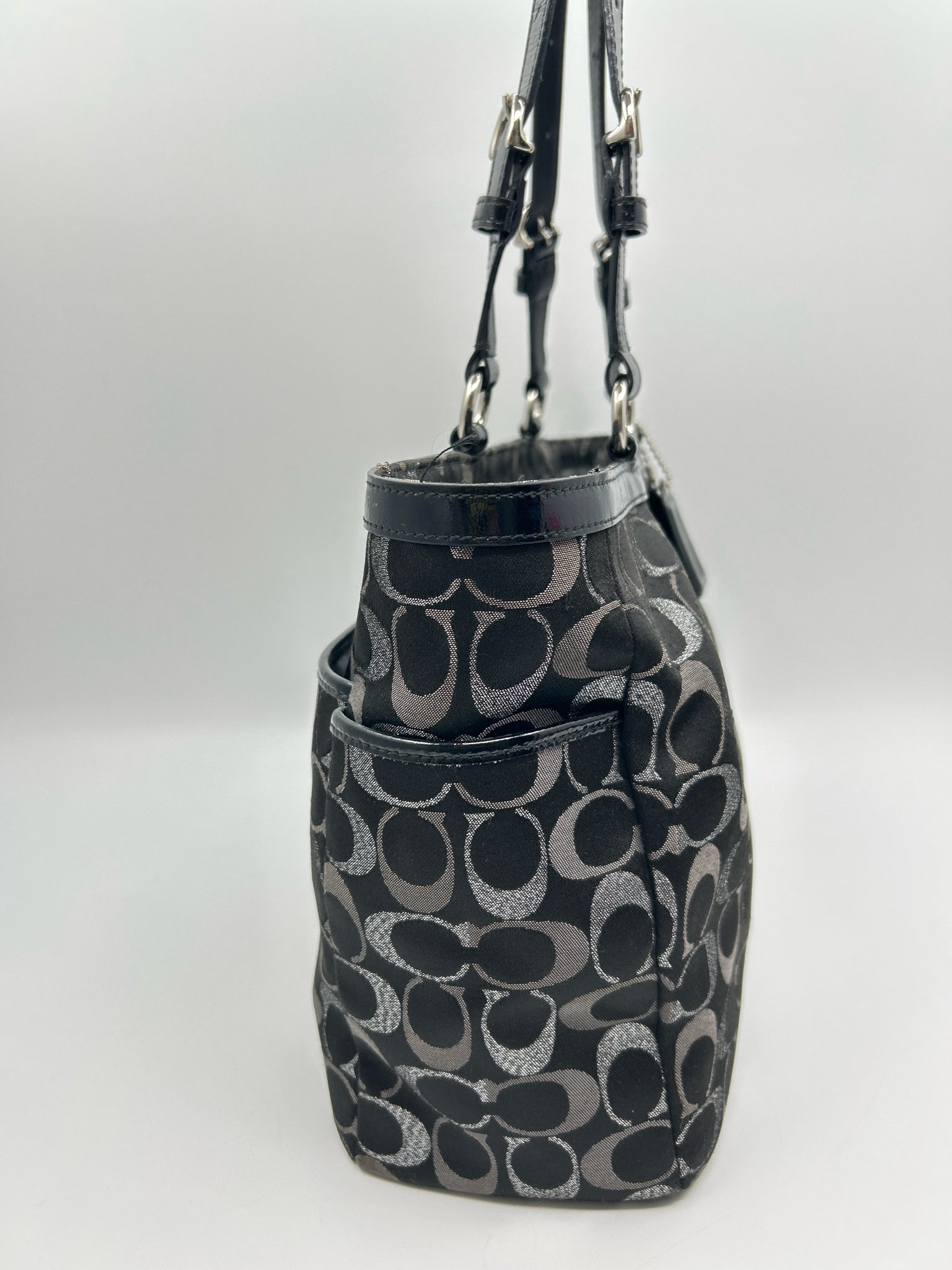 Coach Black Print Women Tote
