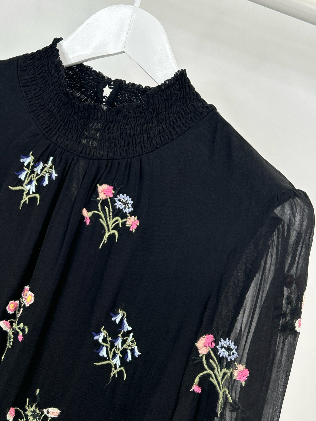 SUNDANCE Size L Black Women Top
