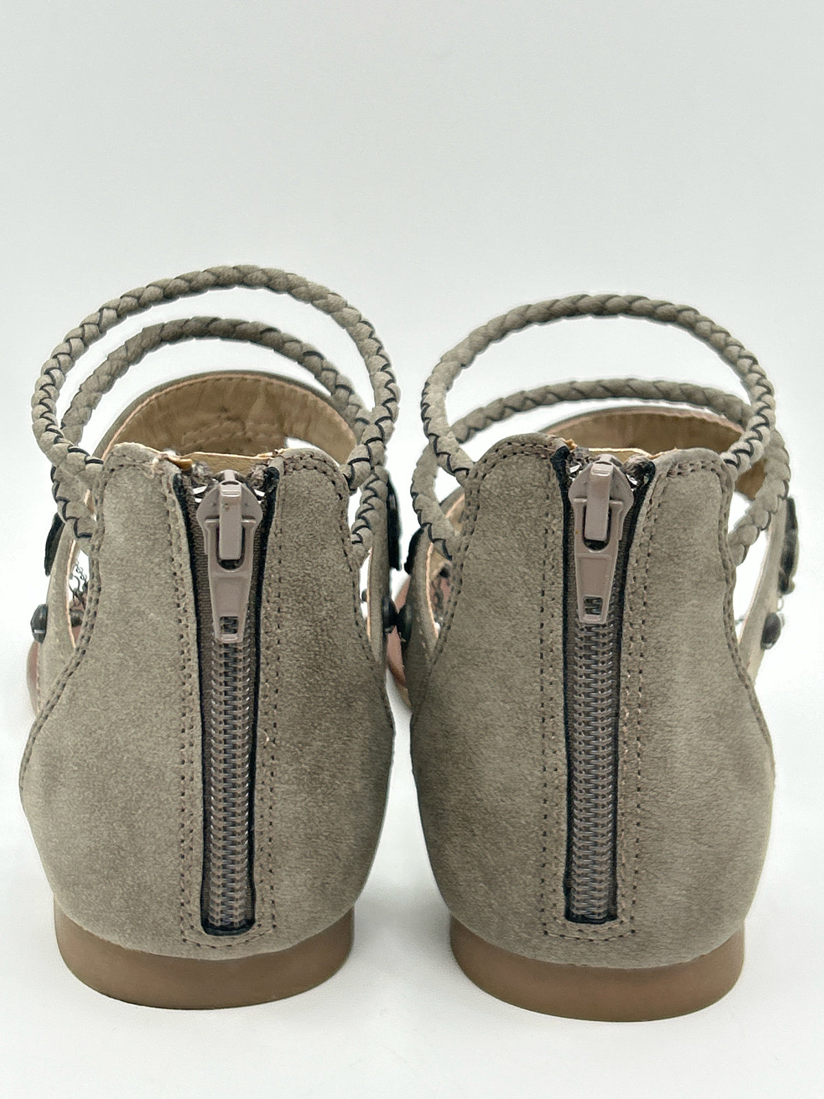 JELLYPOP Size 7M Grey Women Sandal