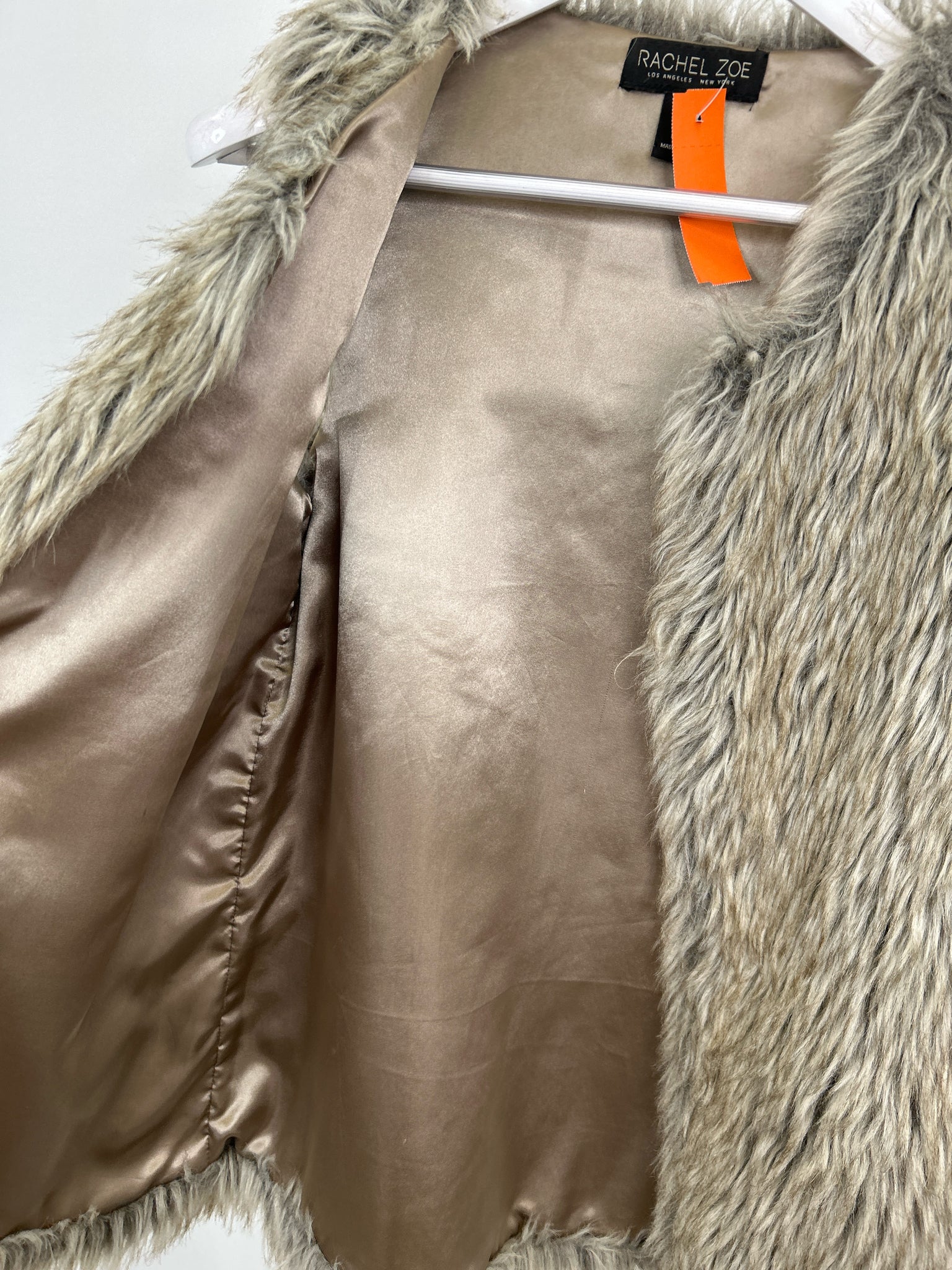 RACHEL ZOE Size M Tan Women Vest