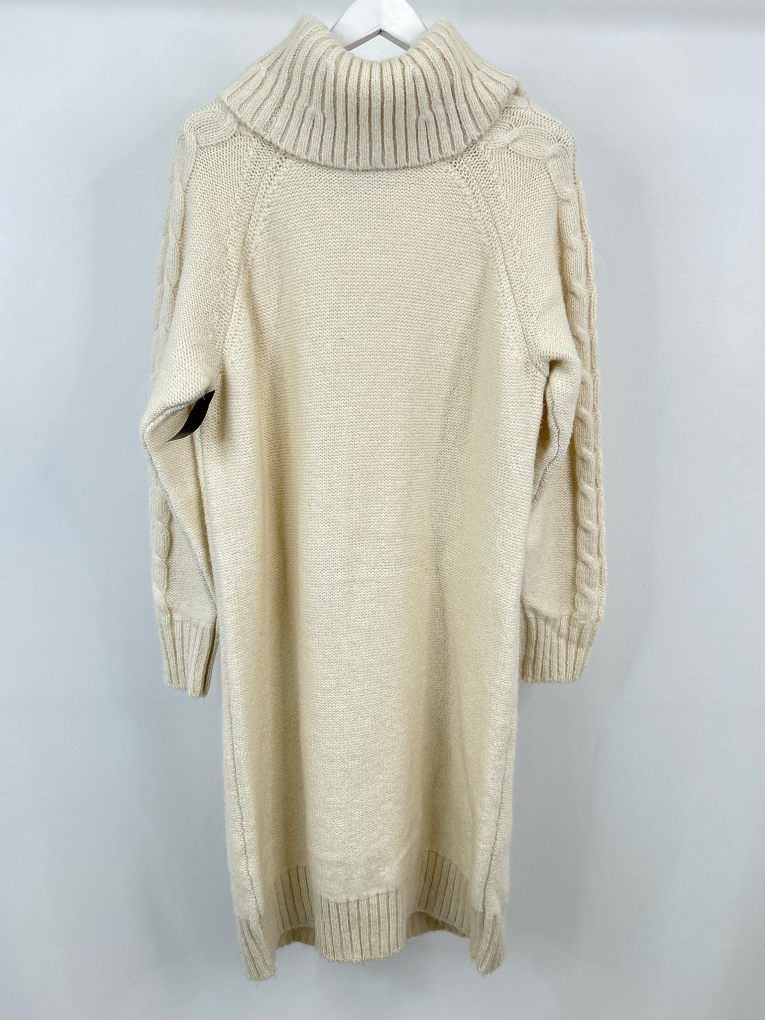BANANA REPUBLIC Size XLT Ivory Women Sweater Dress