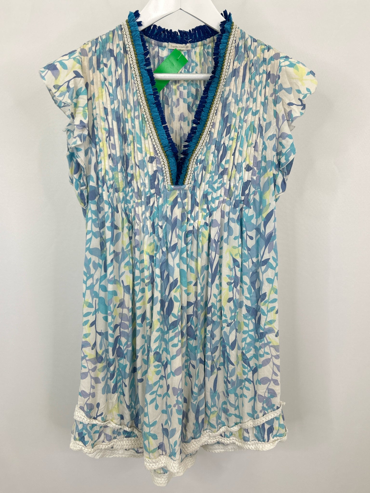POUPETTE ST BARTH Size S Blue & Green Women Dress