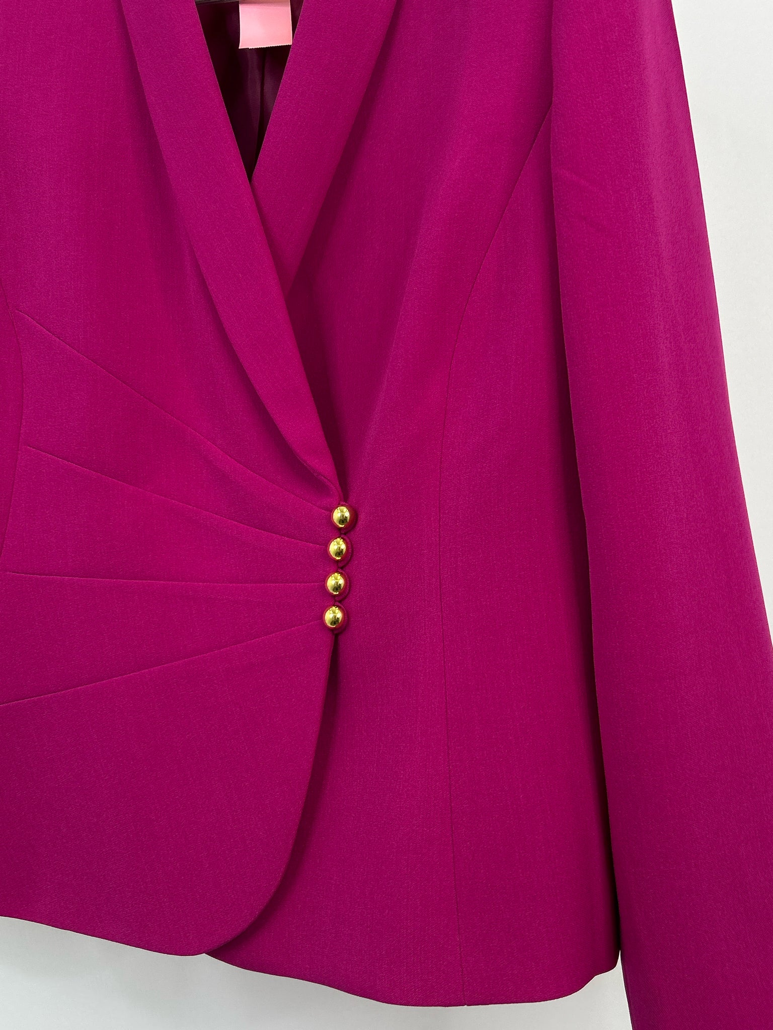 TAHARI Size 14P RASPBERRY Women Blazer