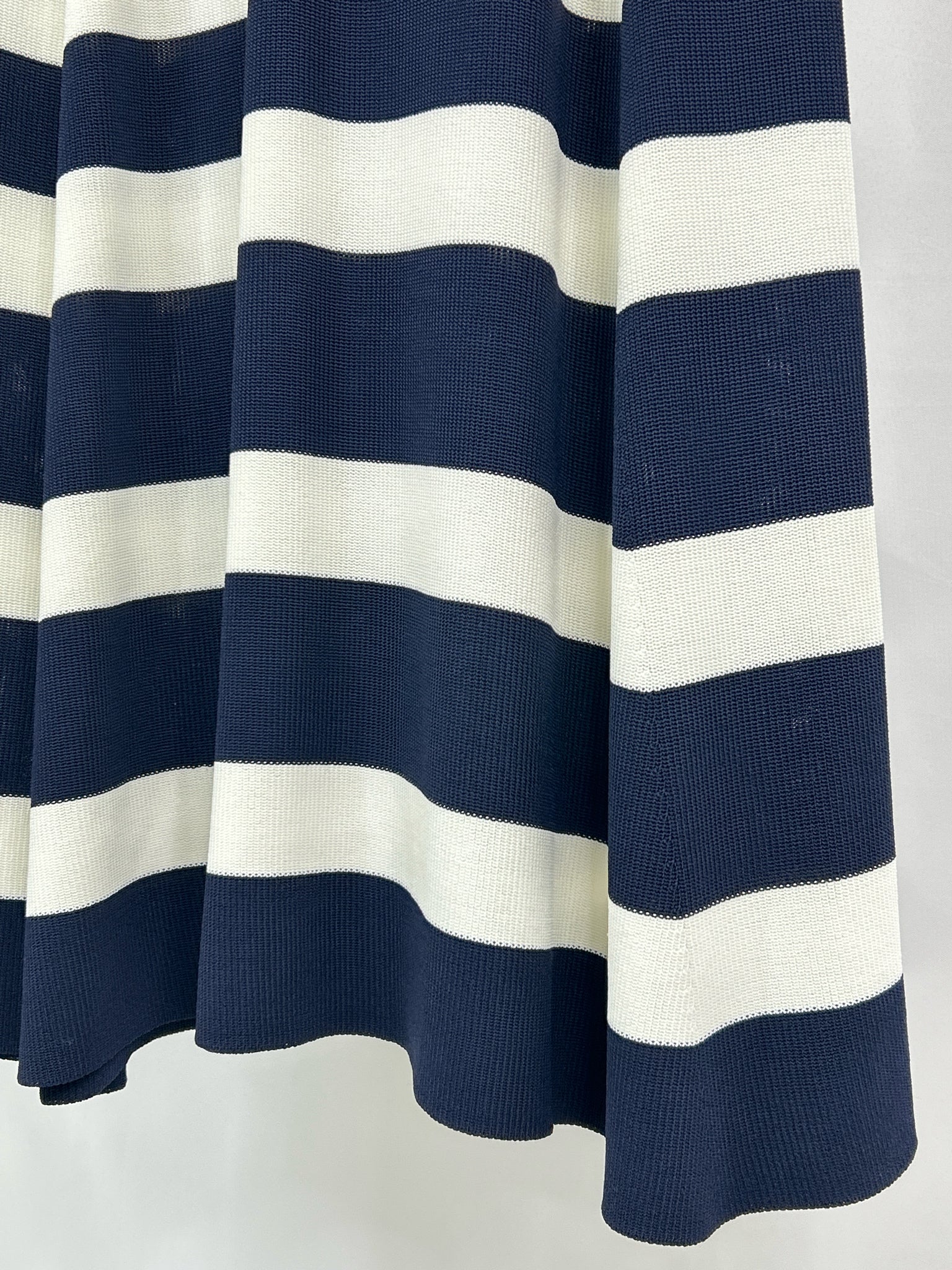 STAUD Size XS Navy and White Women Skirt NWT