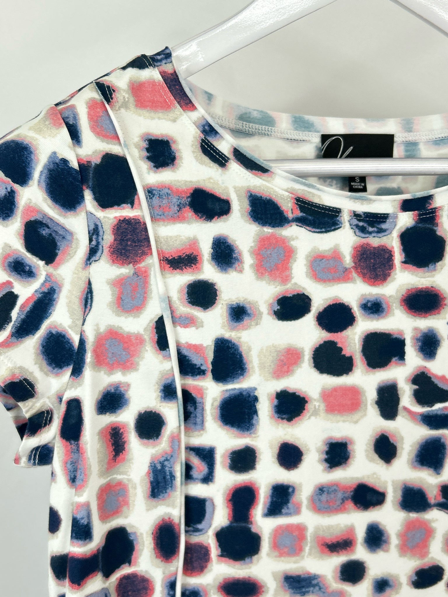 OLIVIA BY HABITAT CLOTHES Size S Pink and Blue Women Top