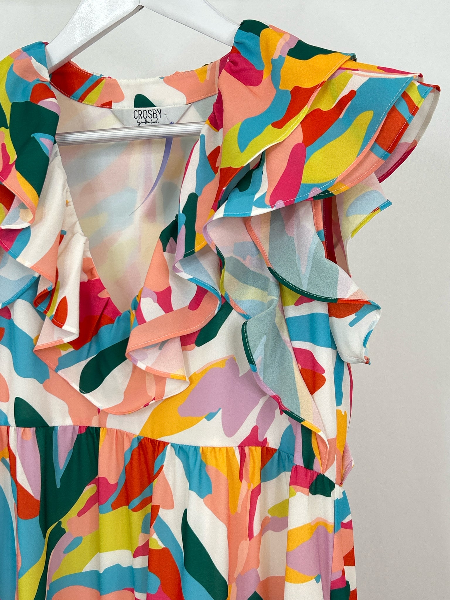 Crosby by Mollie Burch Size XS Multi-Color Women Dress