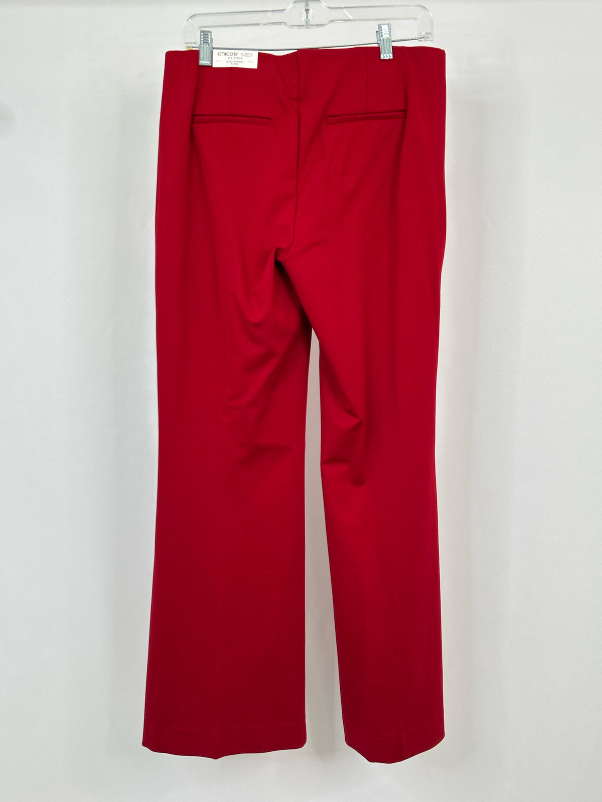 CHICO'S Size 8R Red Women Pants