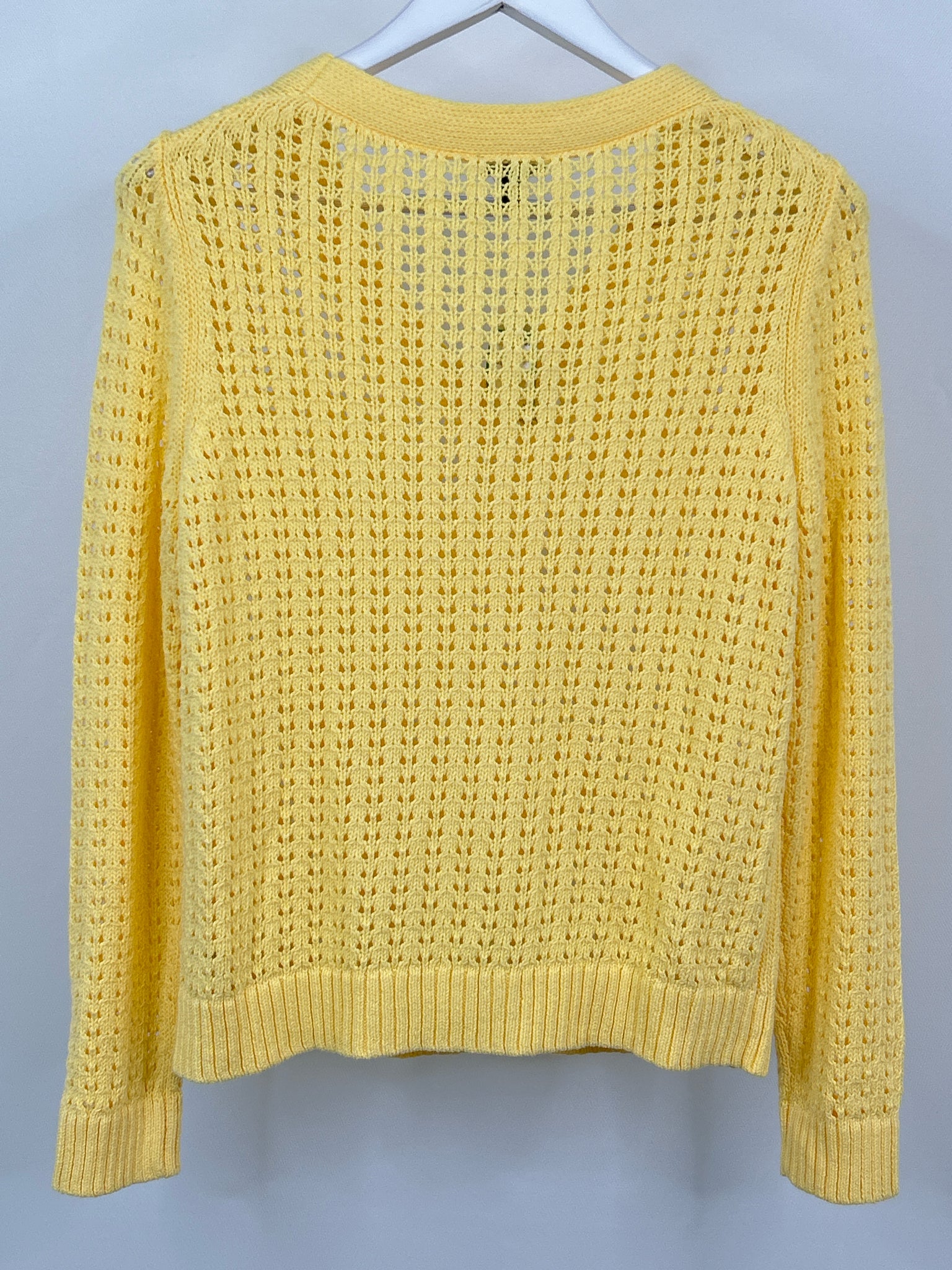 TALBOTS Size M Yellow Women Sweater