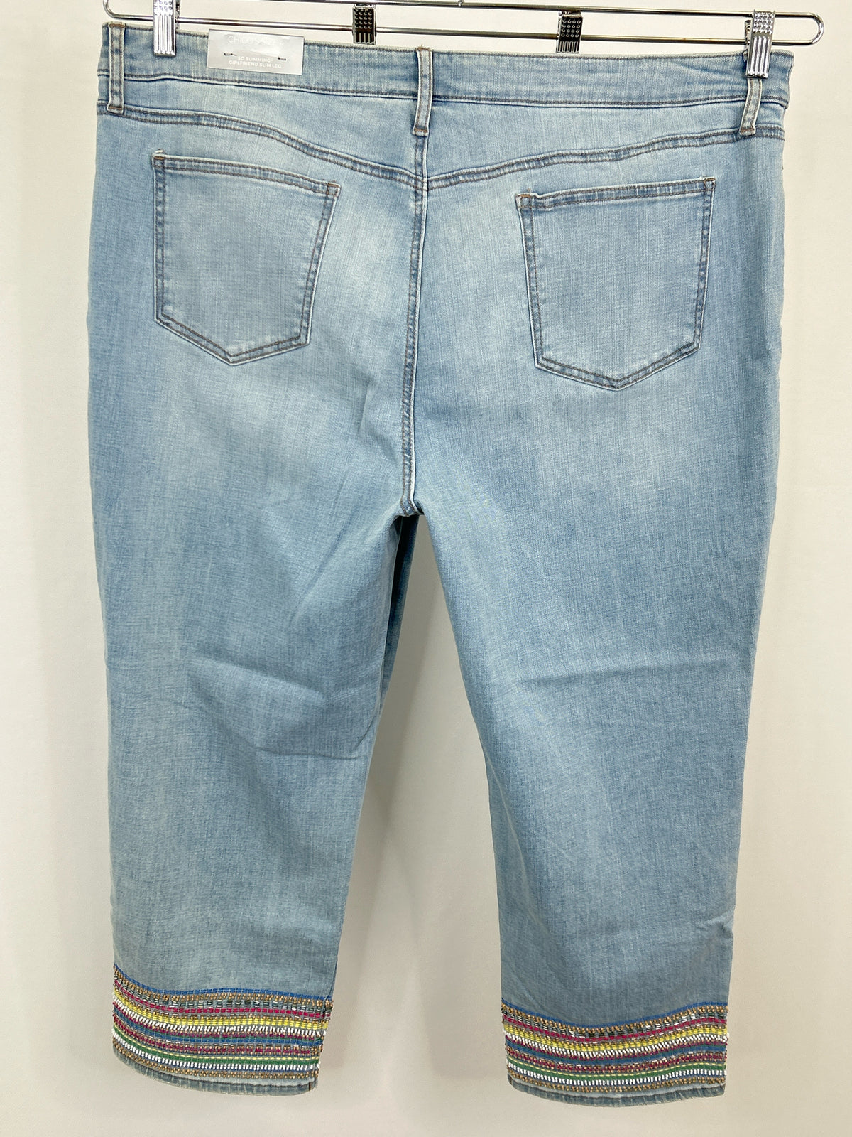 CHICO'S Size 20R BLUE DENIM Women jeans