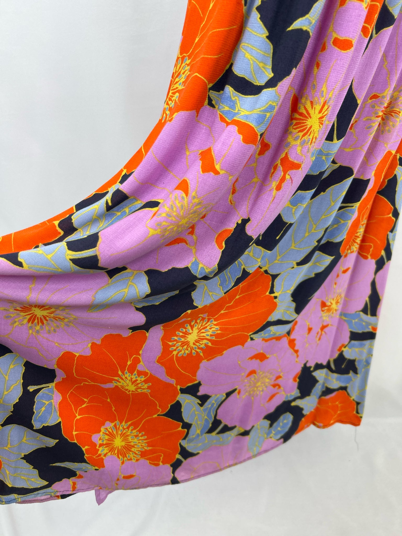 LOFT Size 4 Purple and Orange Women Dress