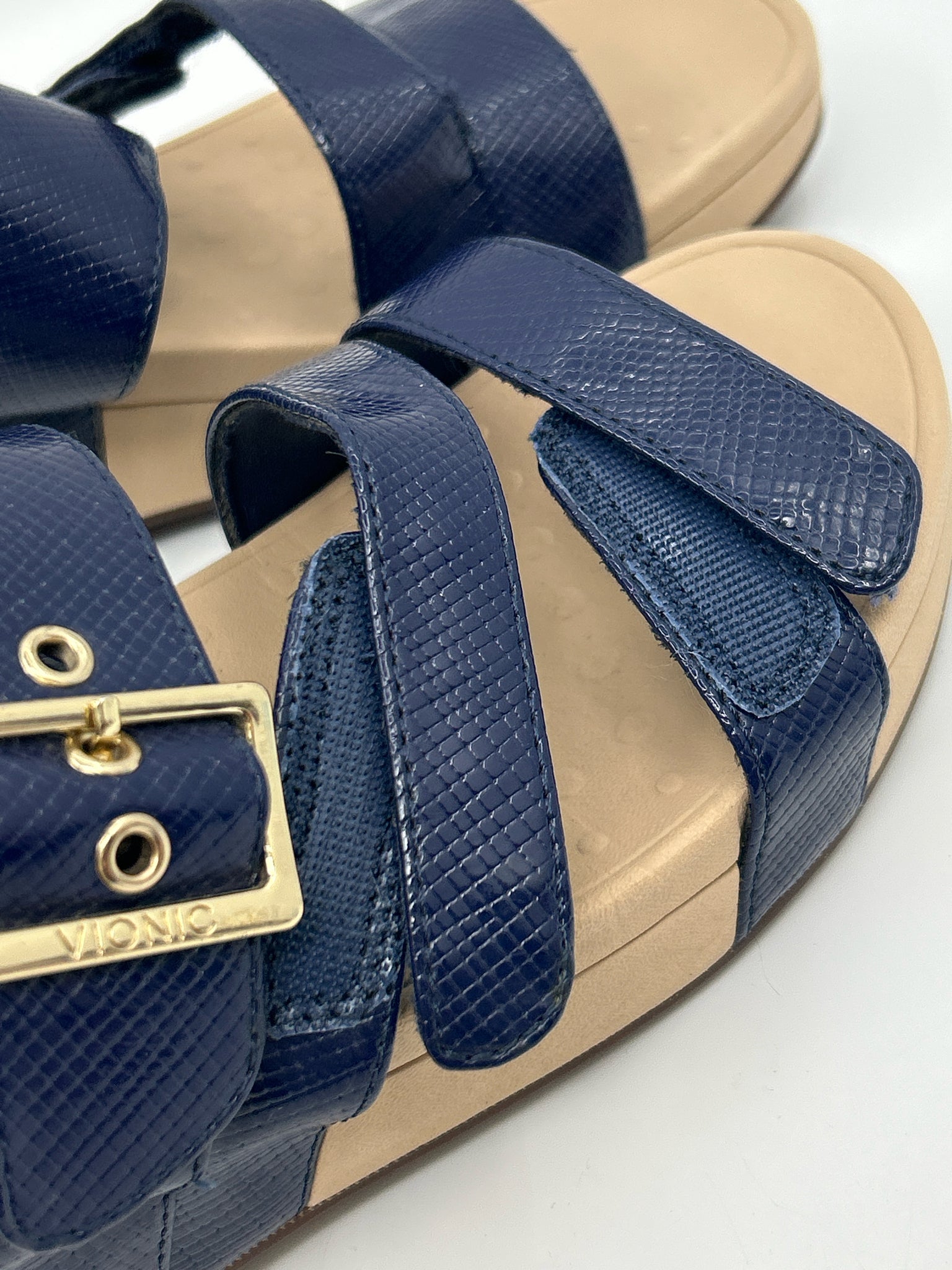 VIONIC Size 10 Navy Women Sandal
