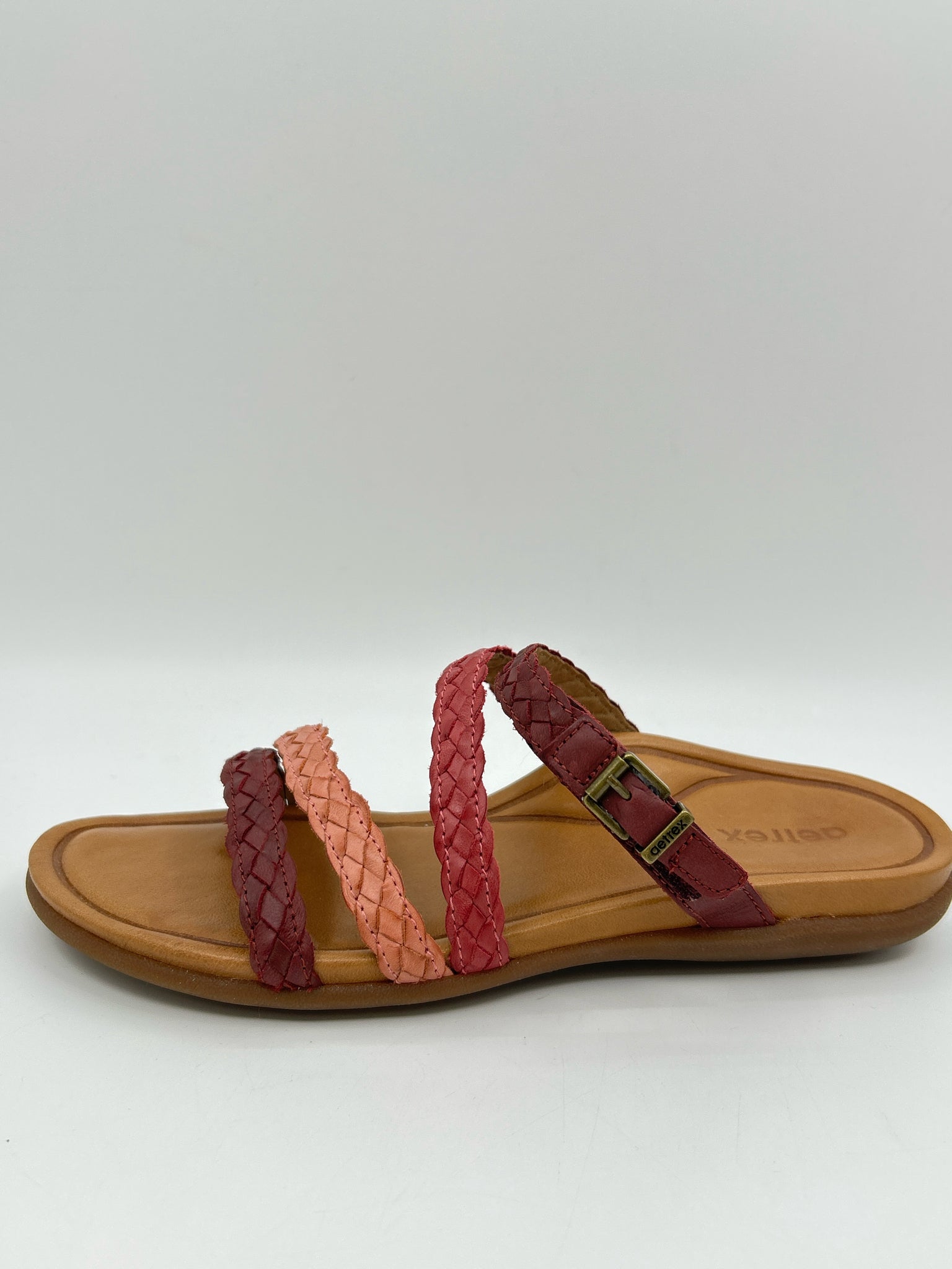 AETREX Size 8.5 Red Women Sandal