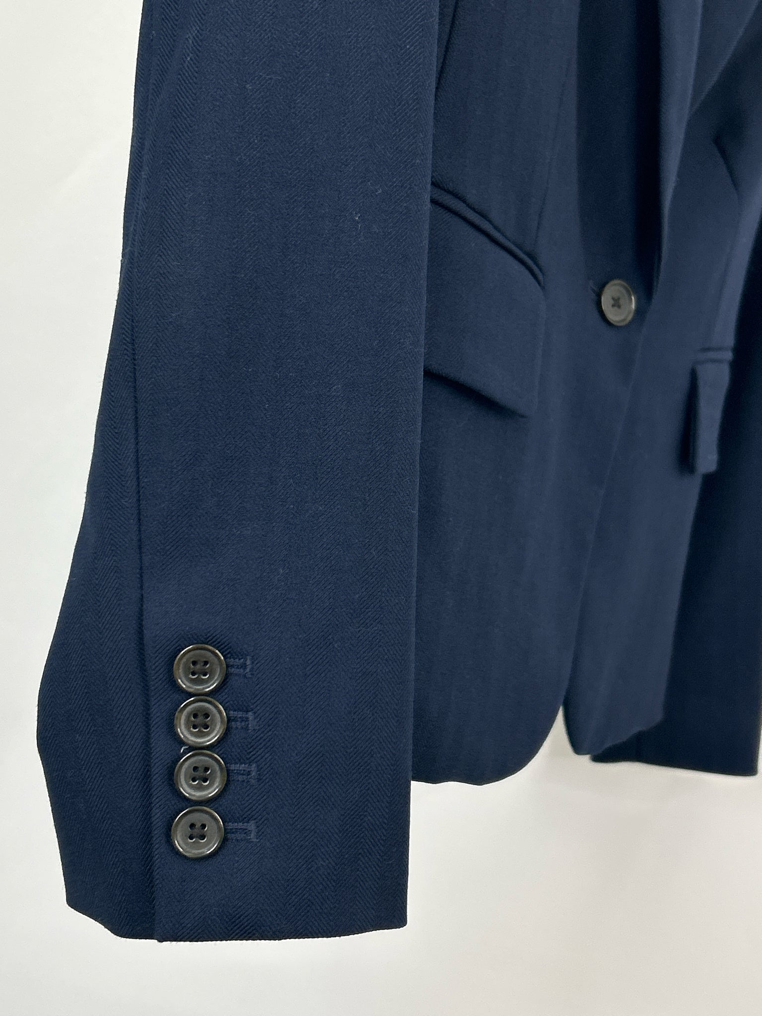 BANANA REPUBLIC Factory Size 2P Navy Women Blazer
