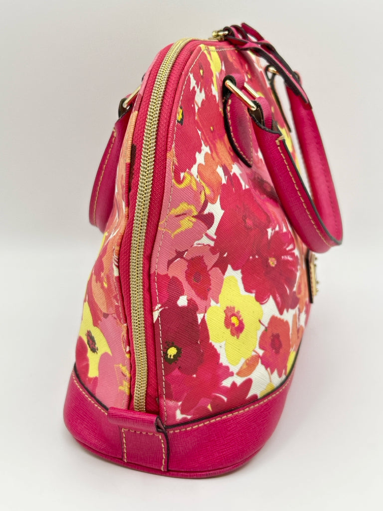 DOONEY & BOURKE Rose and Yellow Floral Print Women's Purse