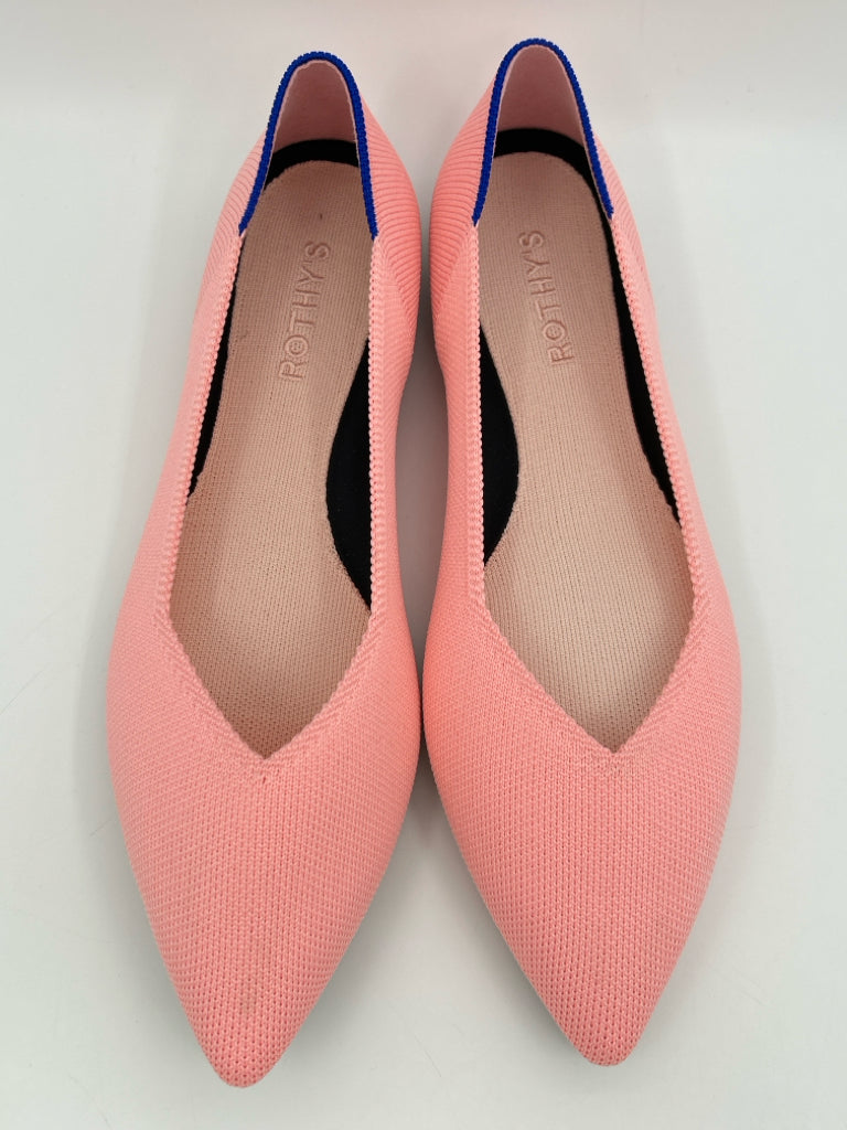 ROTHY'S NWOB Size 9W Pink Women's Flats