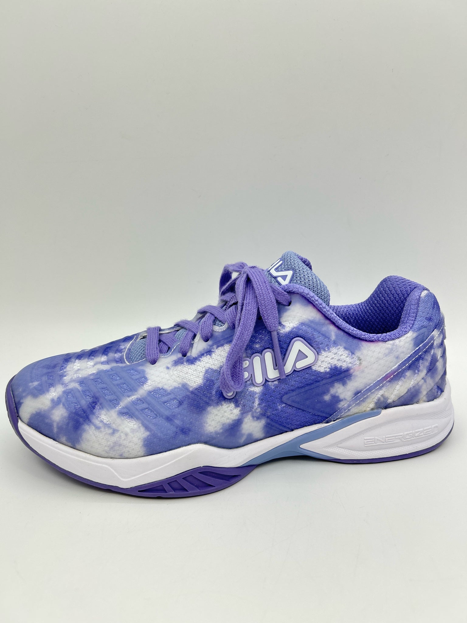 FILA Size 9 Purple Print Women Sneakers