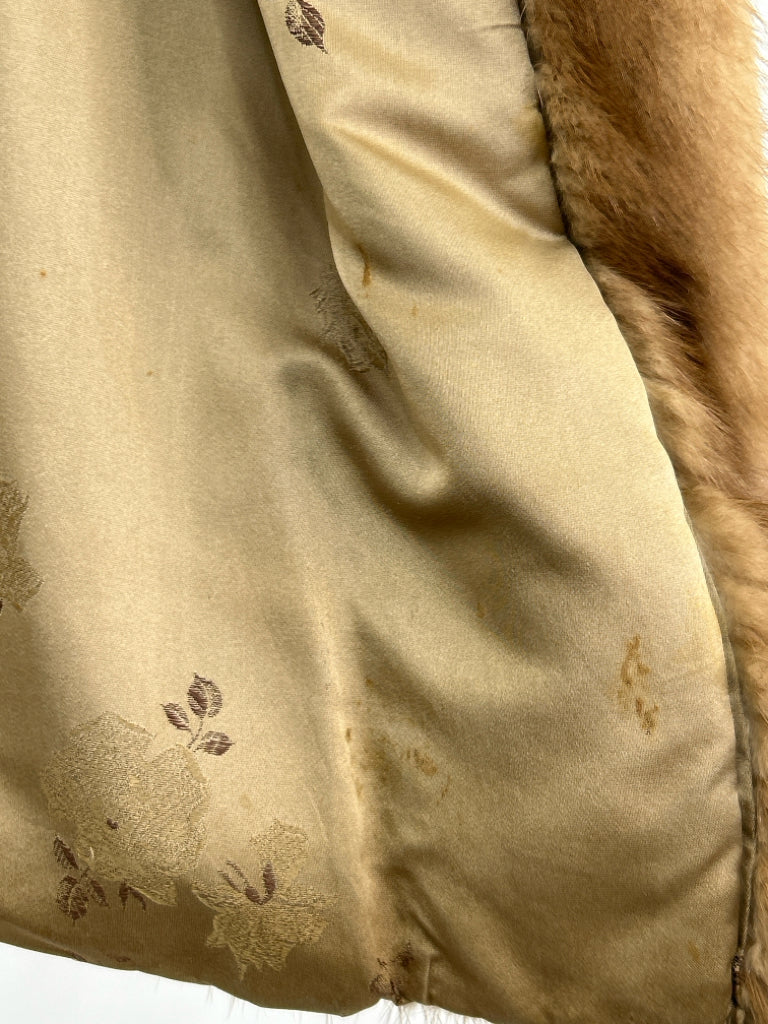 Maxine Furs Size M Brown Women Coat