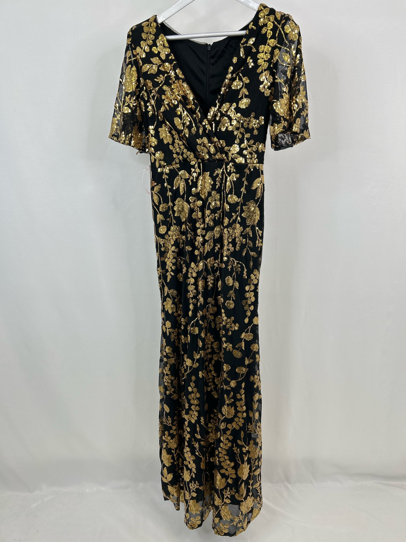 Wear Your Love Size 8 Black & Gold Women Dress NWT