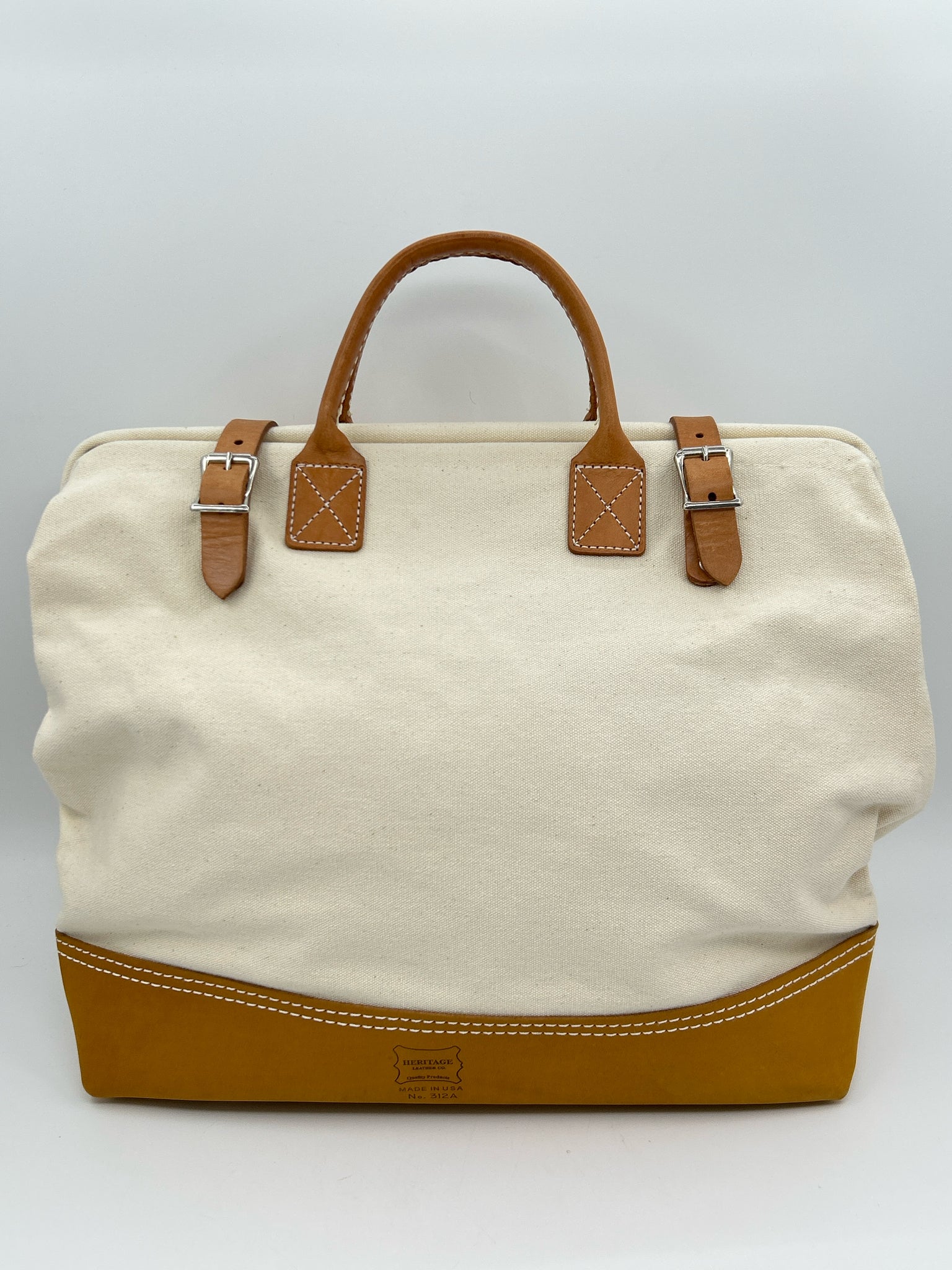 HERITAGE Canvas and Tan Luggage