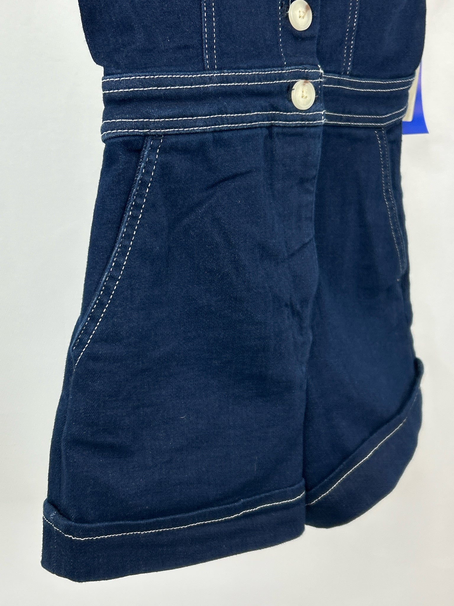 MAEVE Size 2 Blue Denim Women Romper NWT