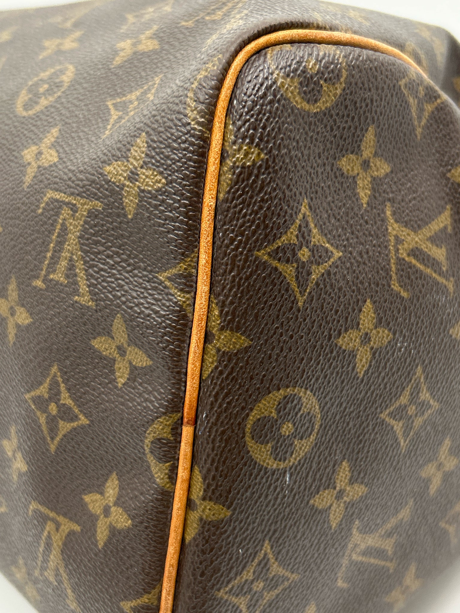 LOUIS VUITTON Brown Speedy 30 Women Purse