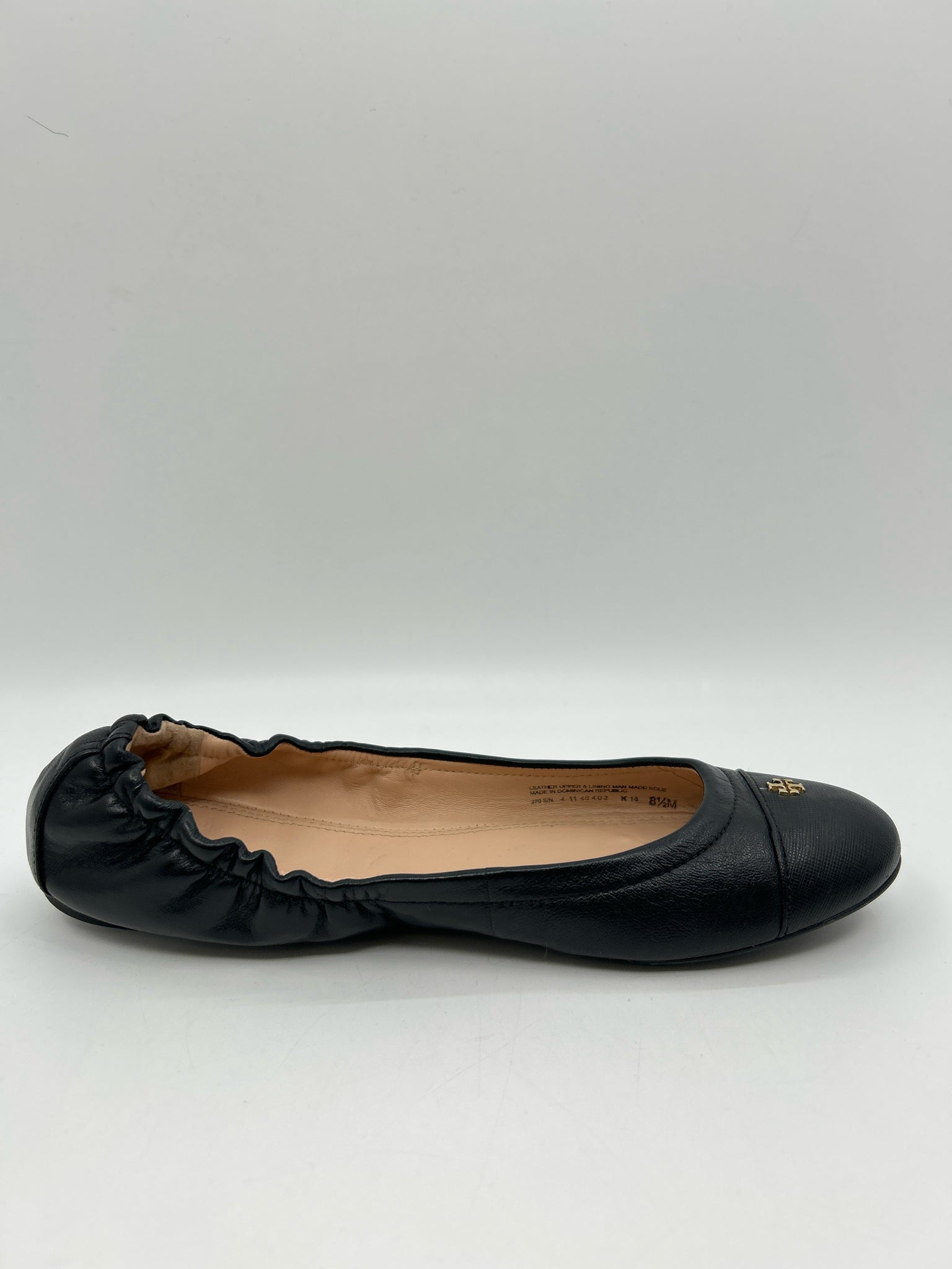 TORY BURCH Size 8.5M Black Women Flats