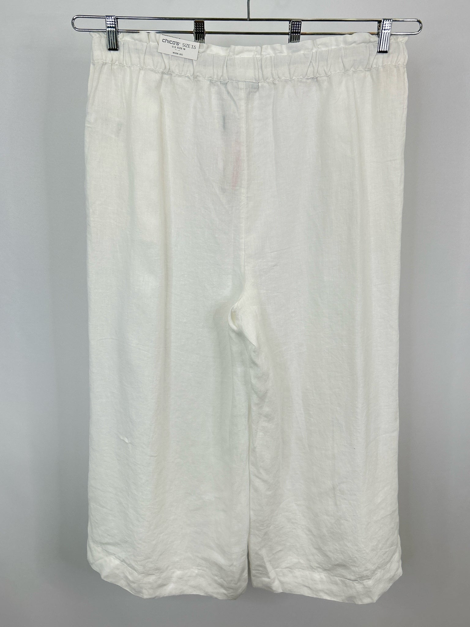 CHICO'S Size 18 White Women Pants