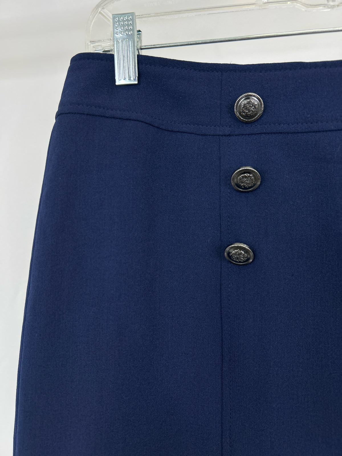 KASPER Size 6 Navy Women Skirt