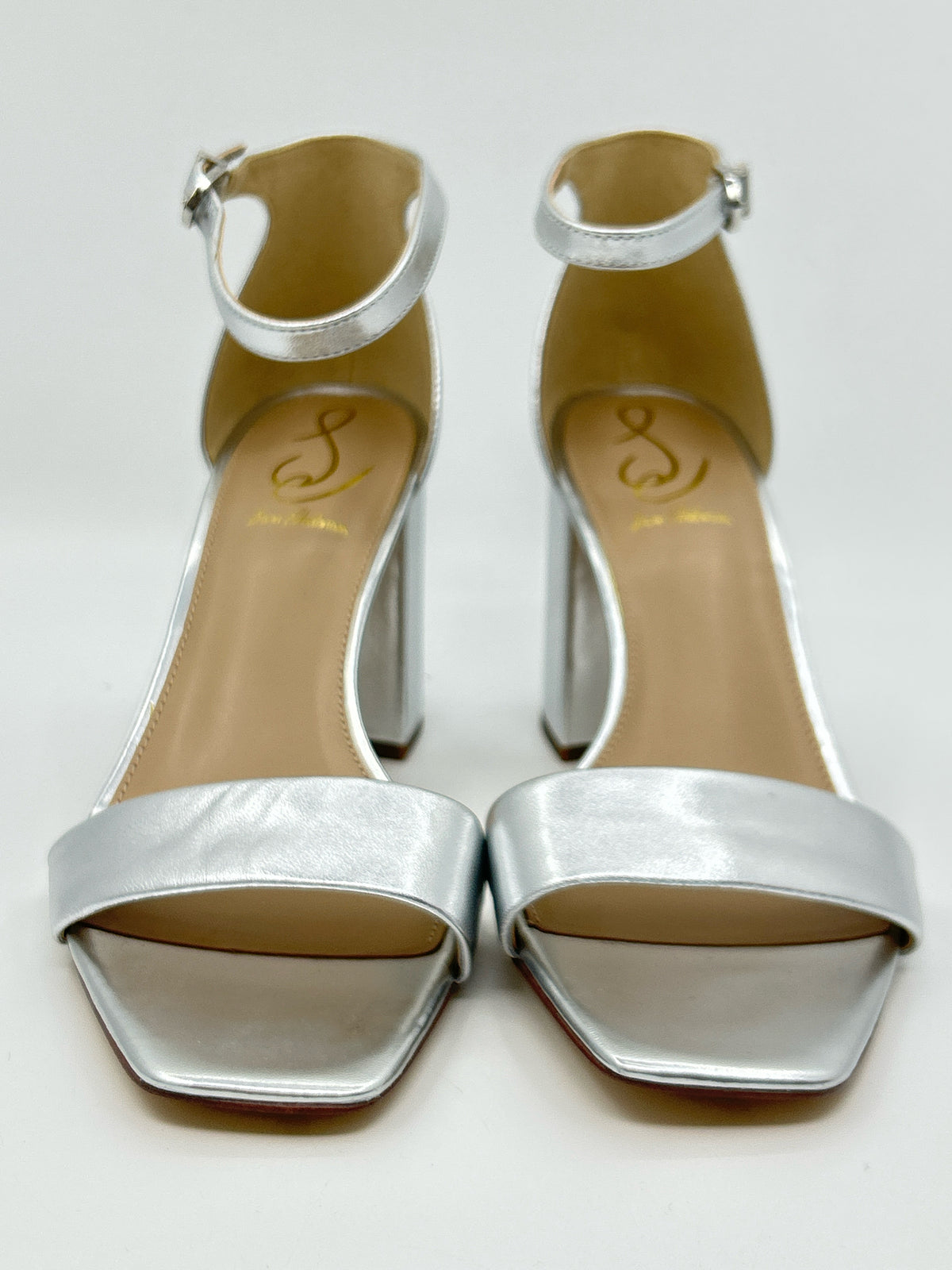 SAM EDELMAN Size 10 Silver Metallic Women Sandal