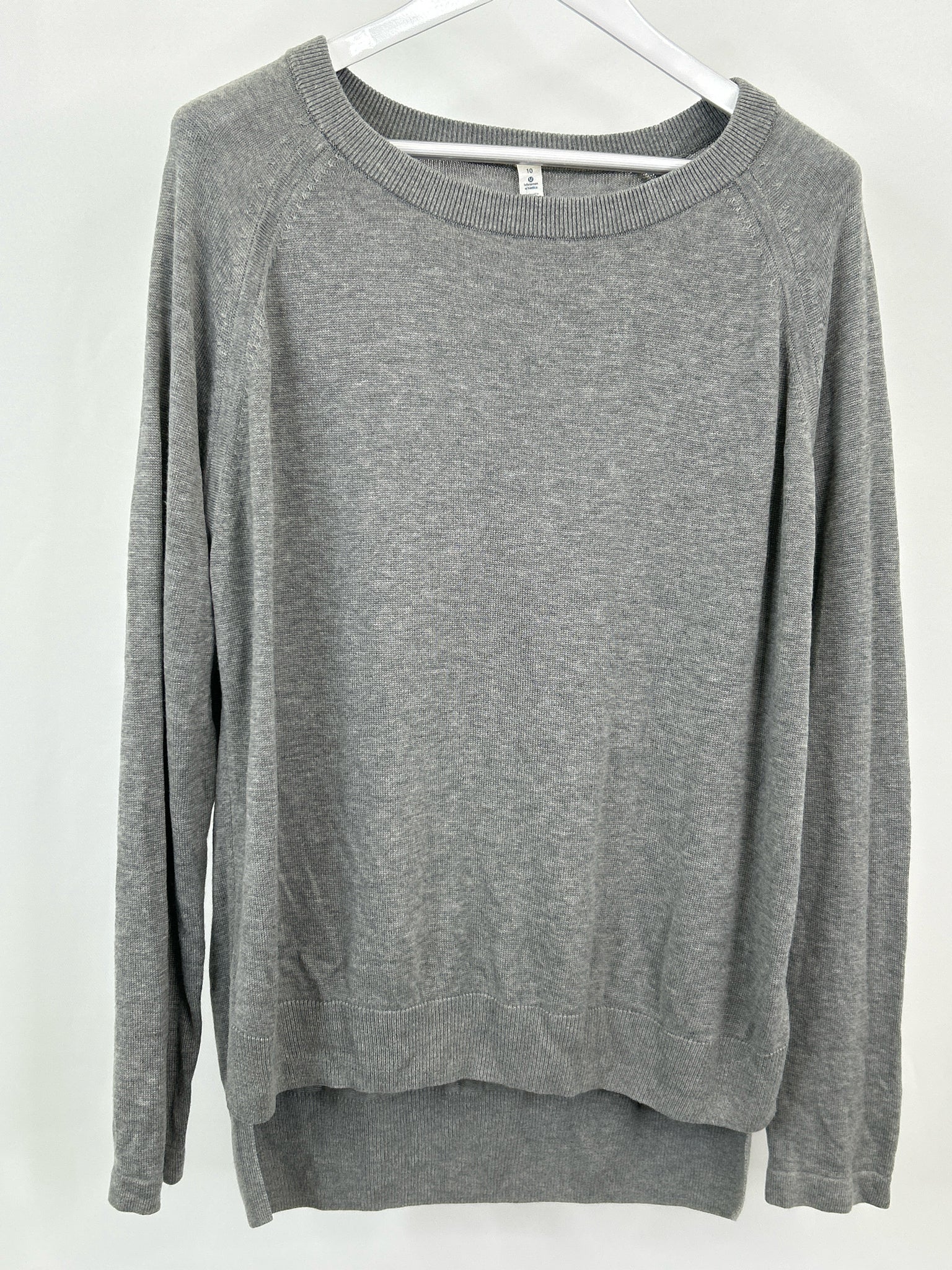 LULULEMON Size 10 Grey Women Sweater