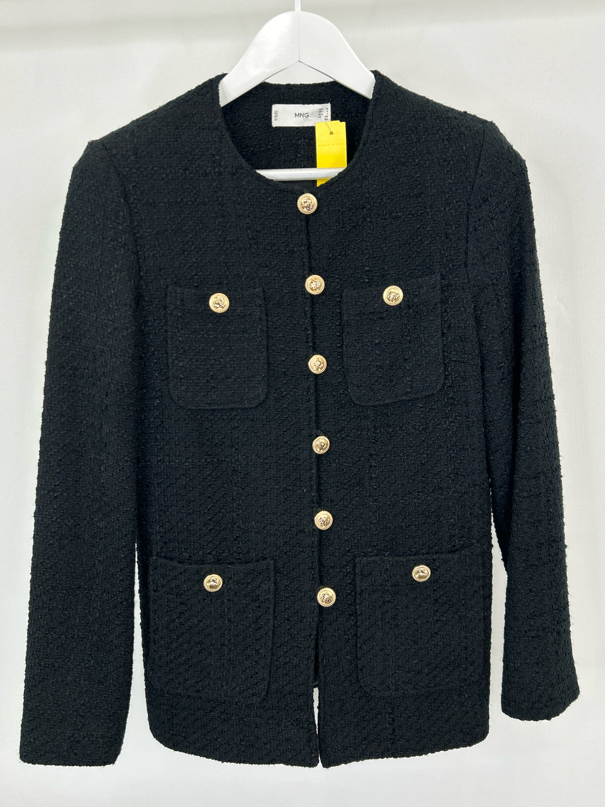 MNG Size 8 Black Women Jacket